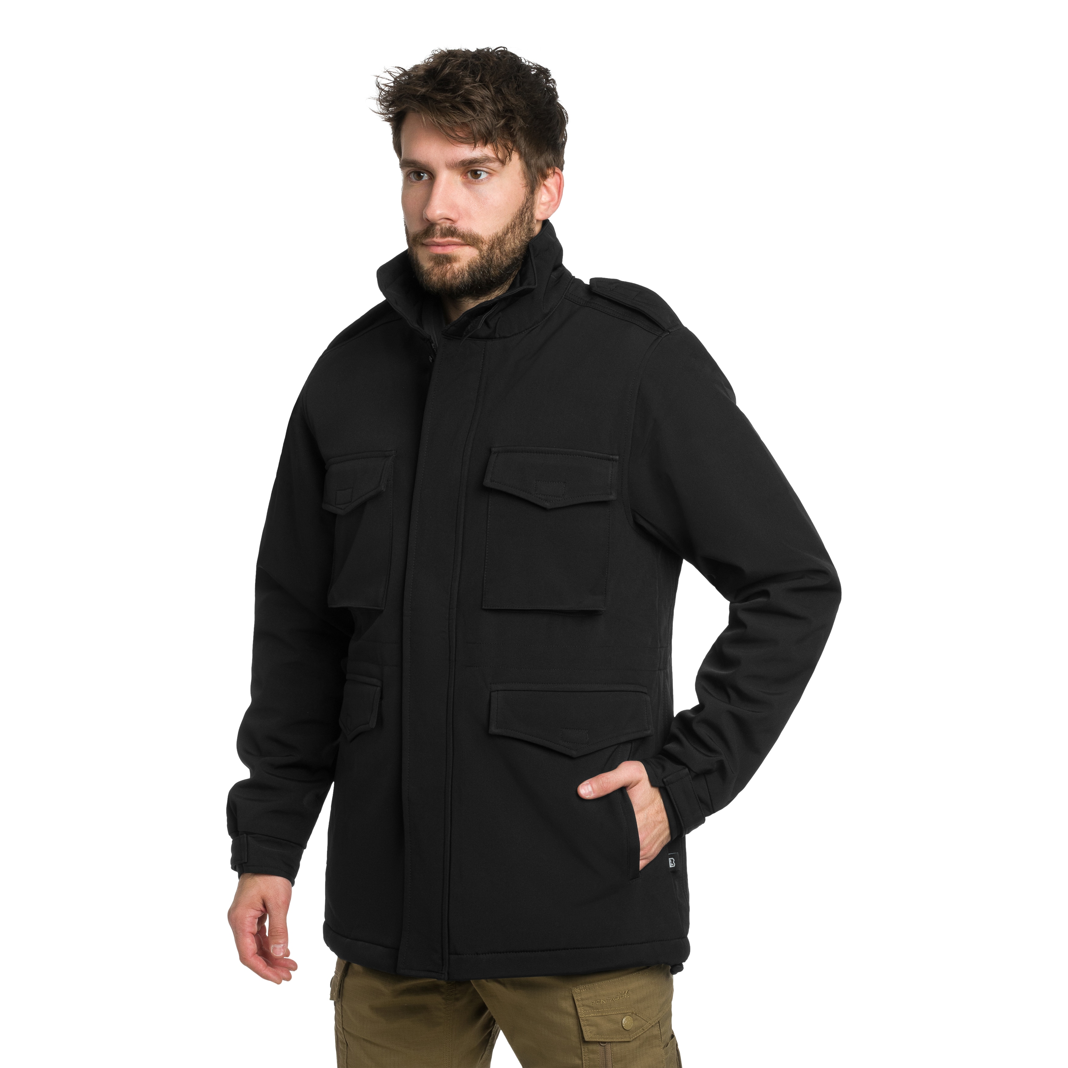 Куртка Brandit M65 Softshell - Black