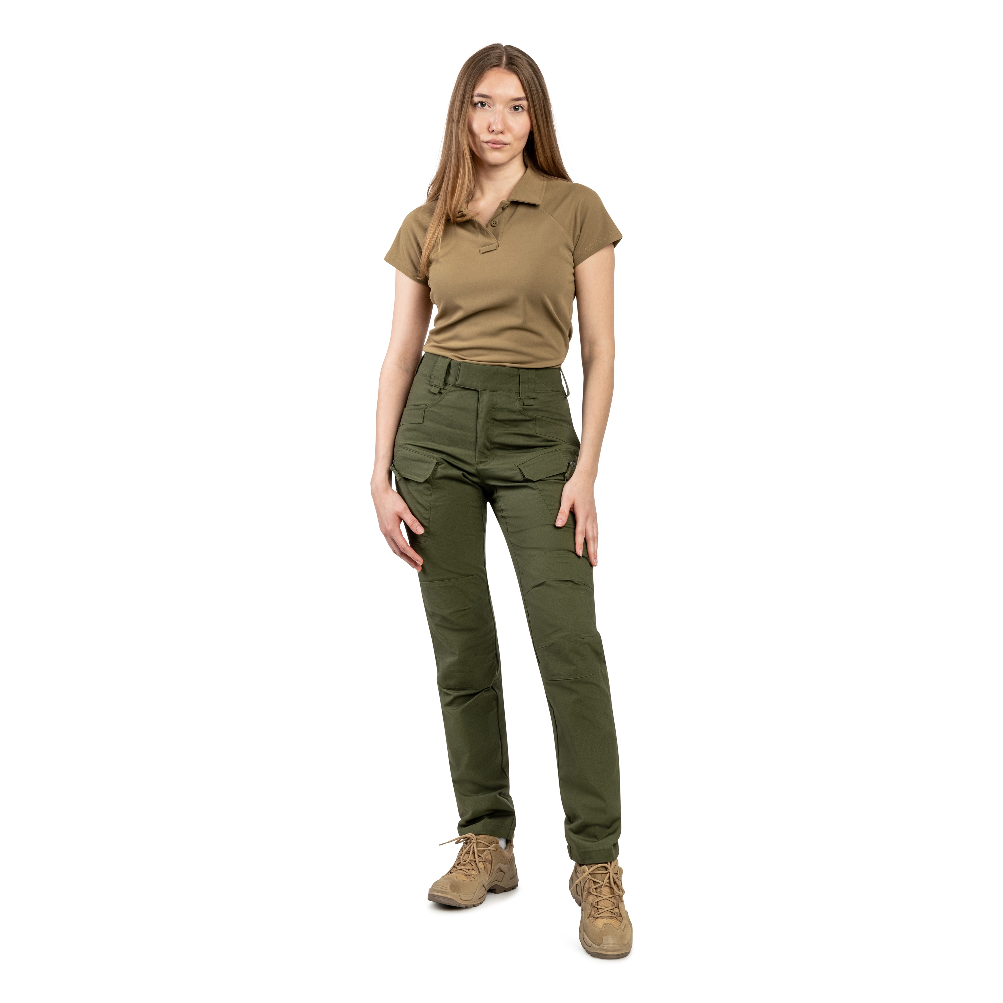 Spodnie damskie Helikon-Tex UTP PolyCotton Stretch Rip-Stop - Olive Green
