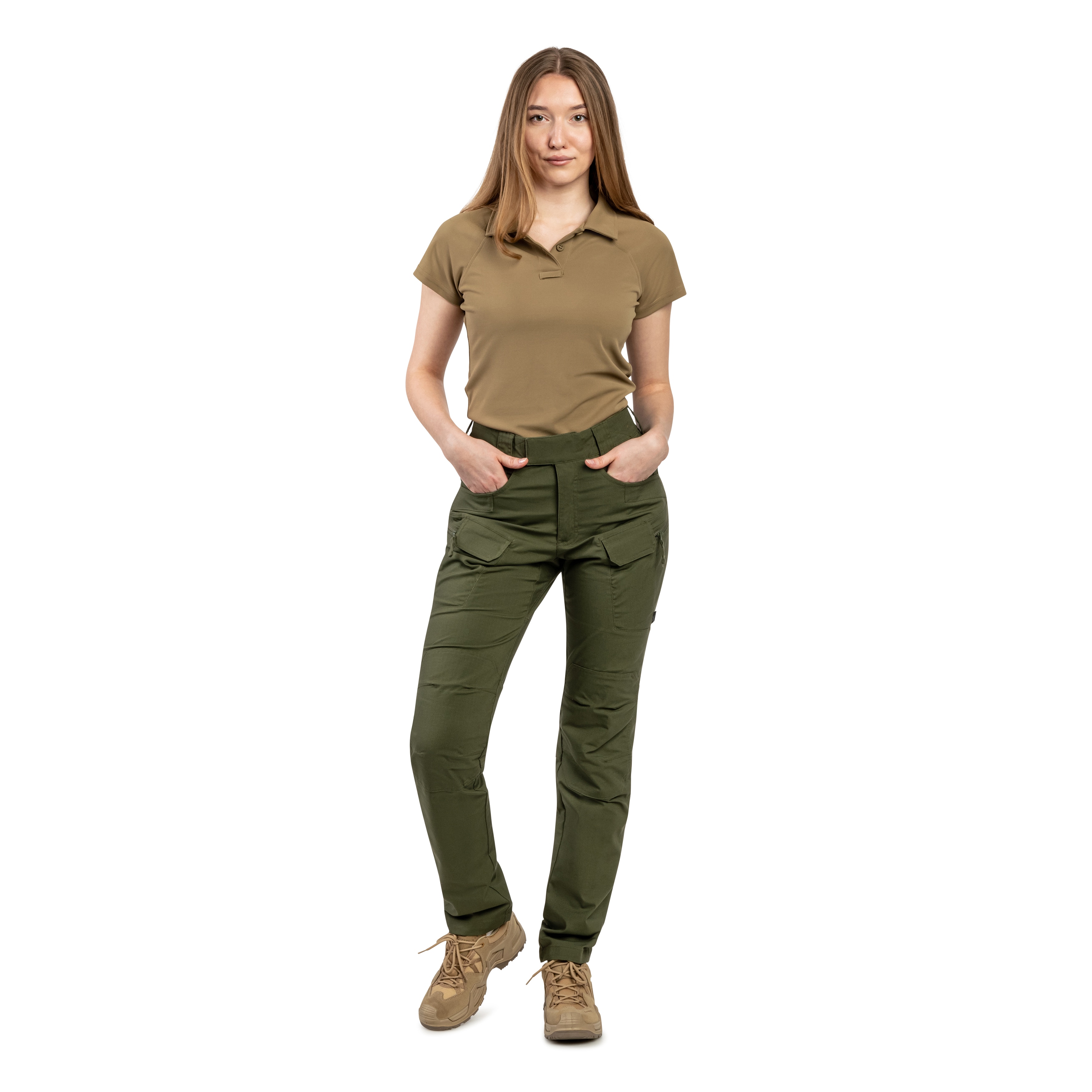 Spodnie damskie Helikon-Tex UTP PolyCotton Stretch Rip-Stop - Olive Green