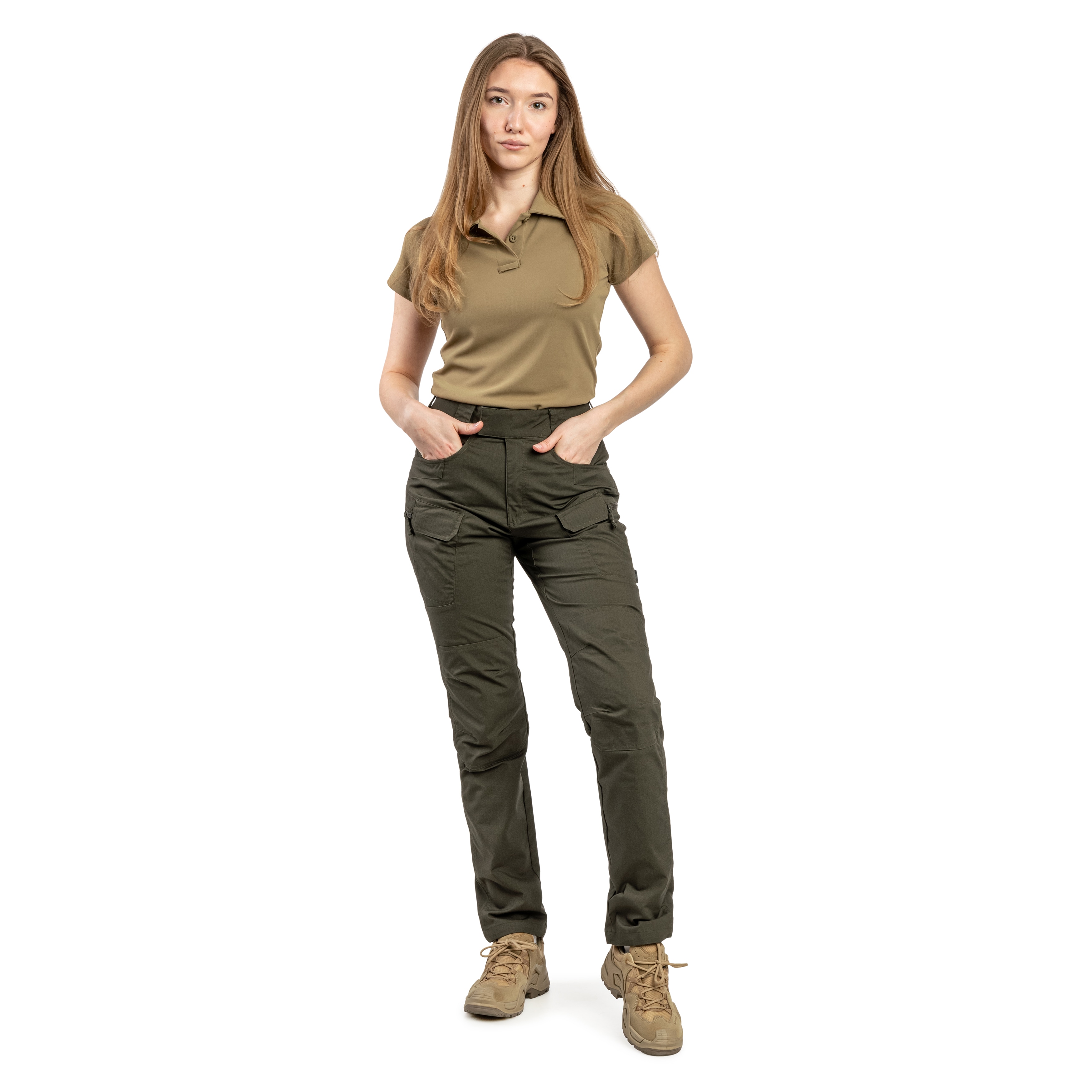 Жіночі штани Helikon-Tex UTP PolyCotton Stretch Rip-Stop - Taiga Green