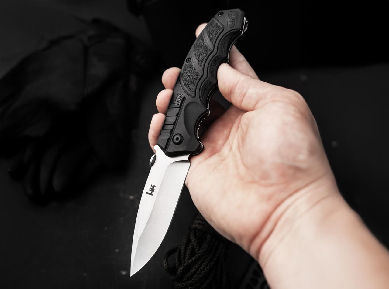 Складаний ніж Boker Heckler&Koch SFP Tactical Folder - Black