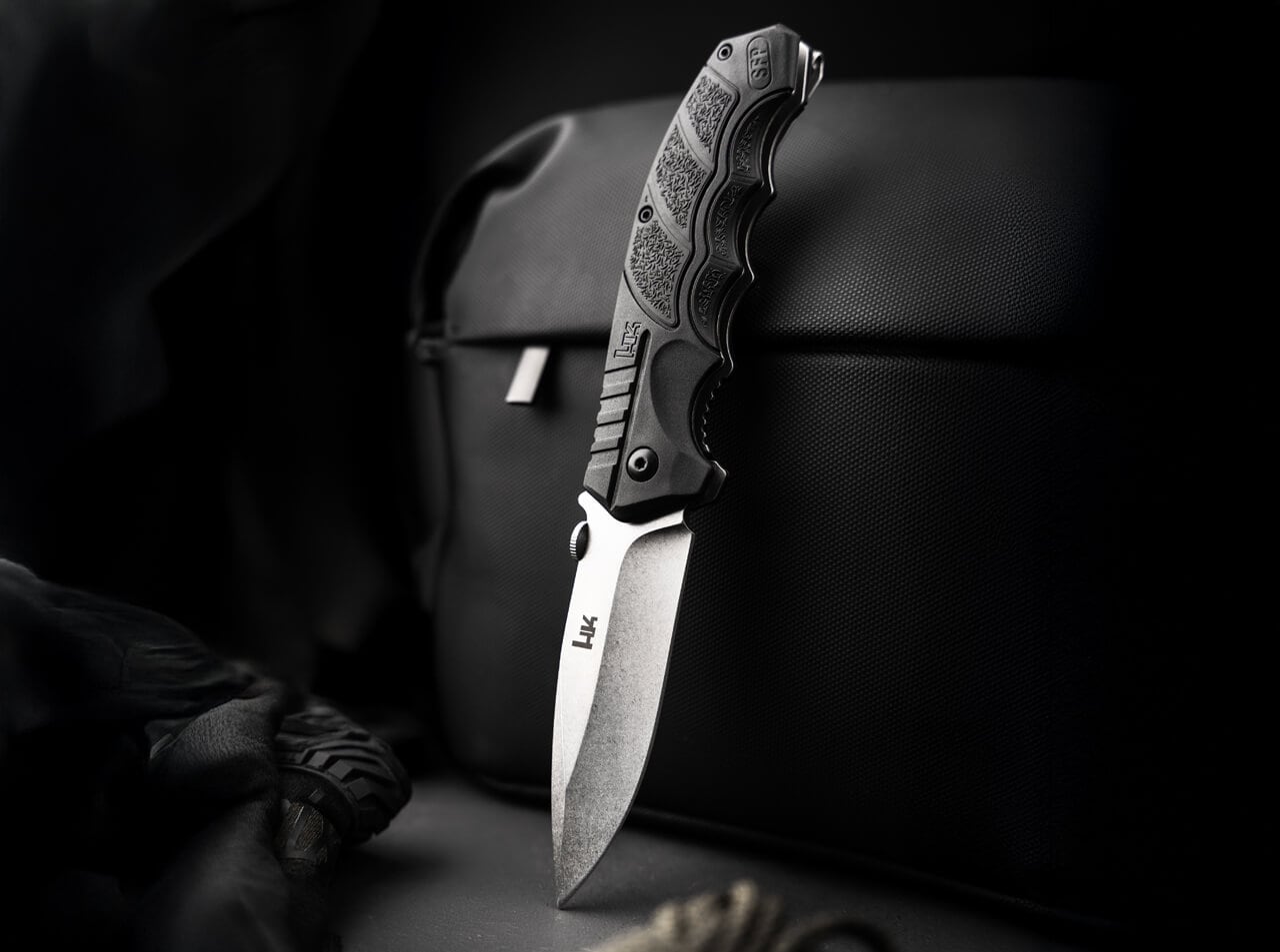 Складаний ніж Boker Heckler&Koch SFP Tactical Folder - Black