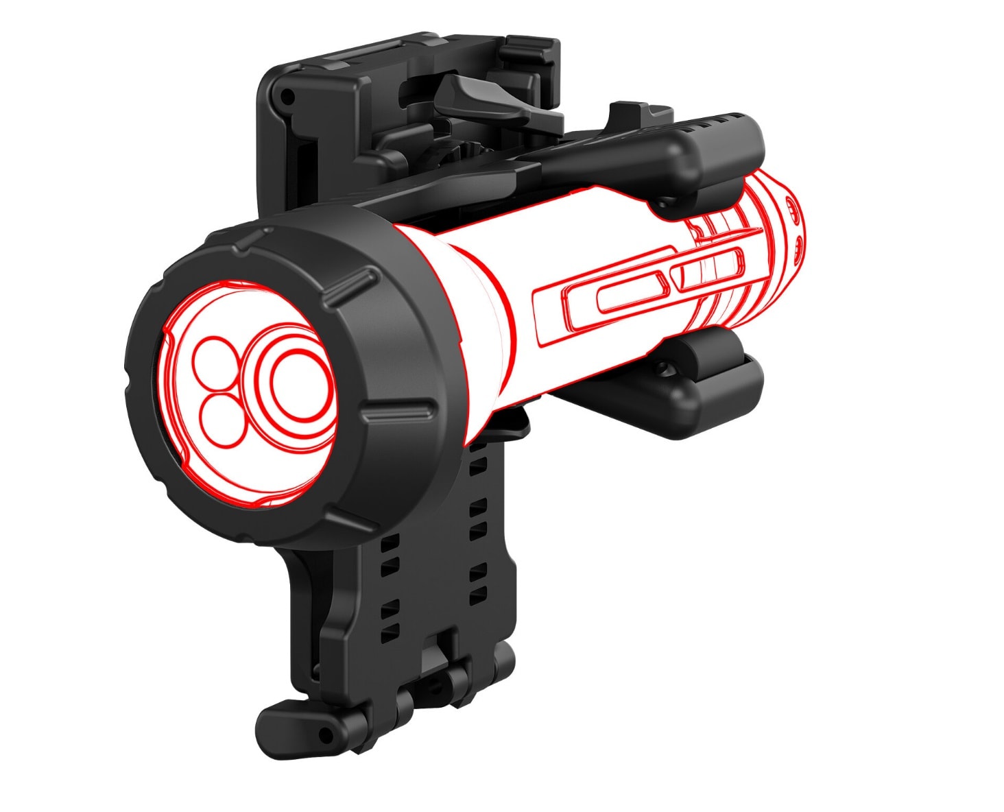 Kabura na latarkę Ledlenser Tactical Professional Holster Type D - Black