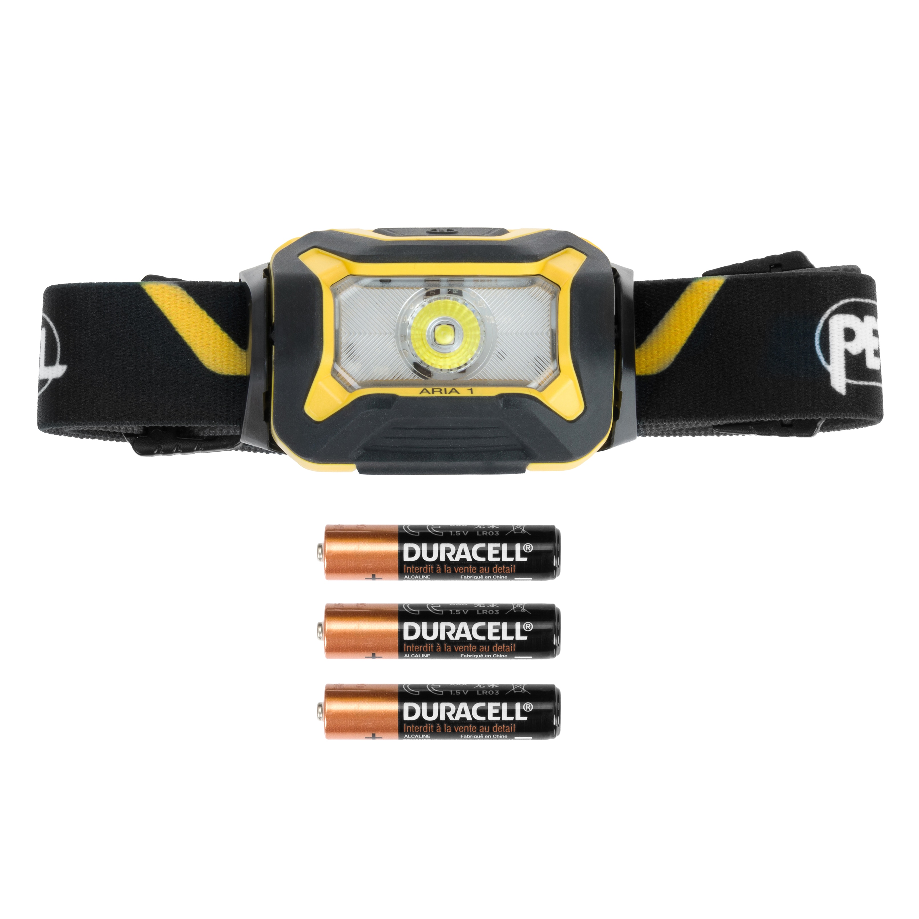 Latarka czołowa Petzl Aria 1 New Black/Yellow - 350 lumenów