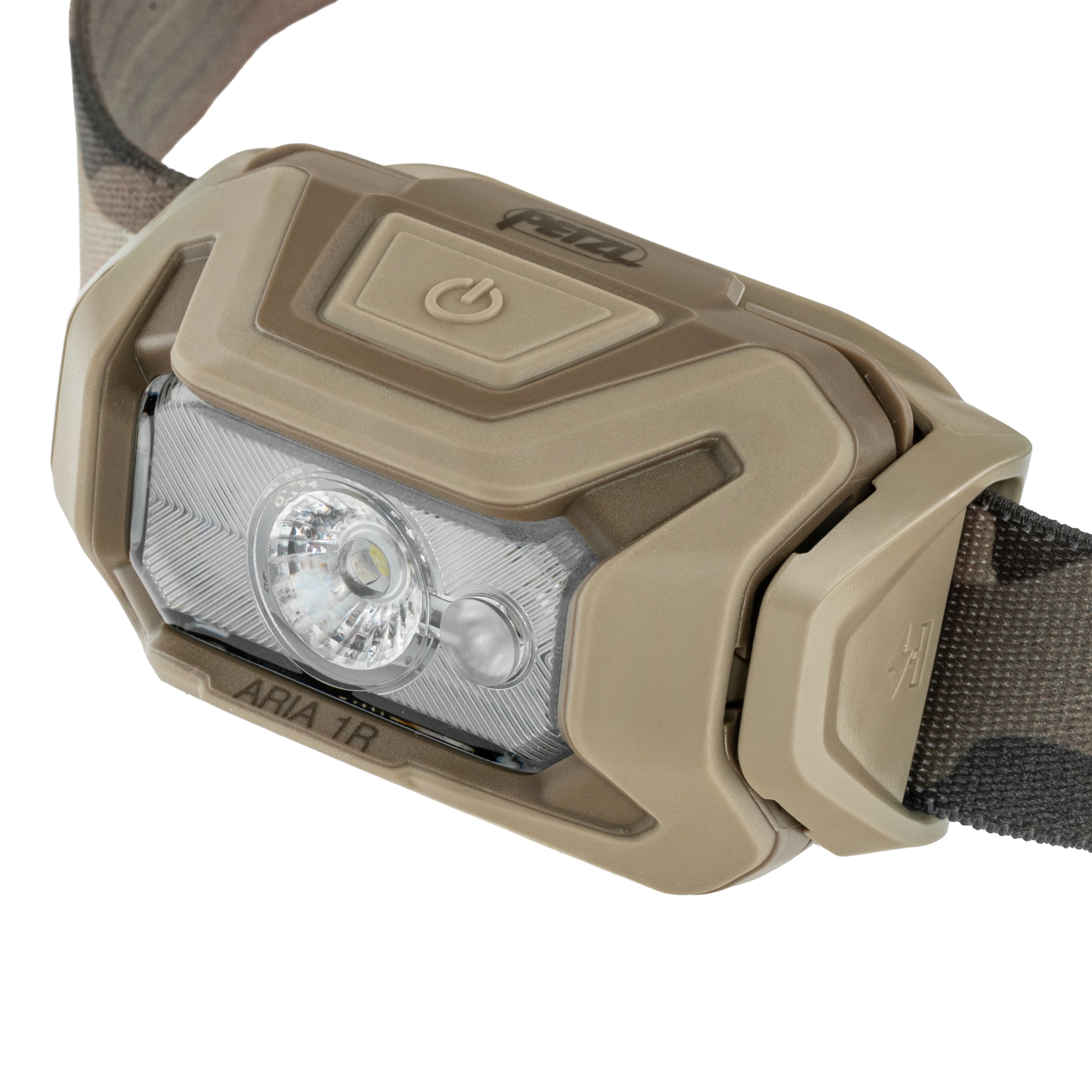 Налобний ліхтарик Petzl Aria 1 RGB New Camo - 350 люменів