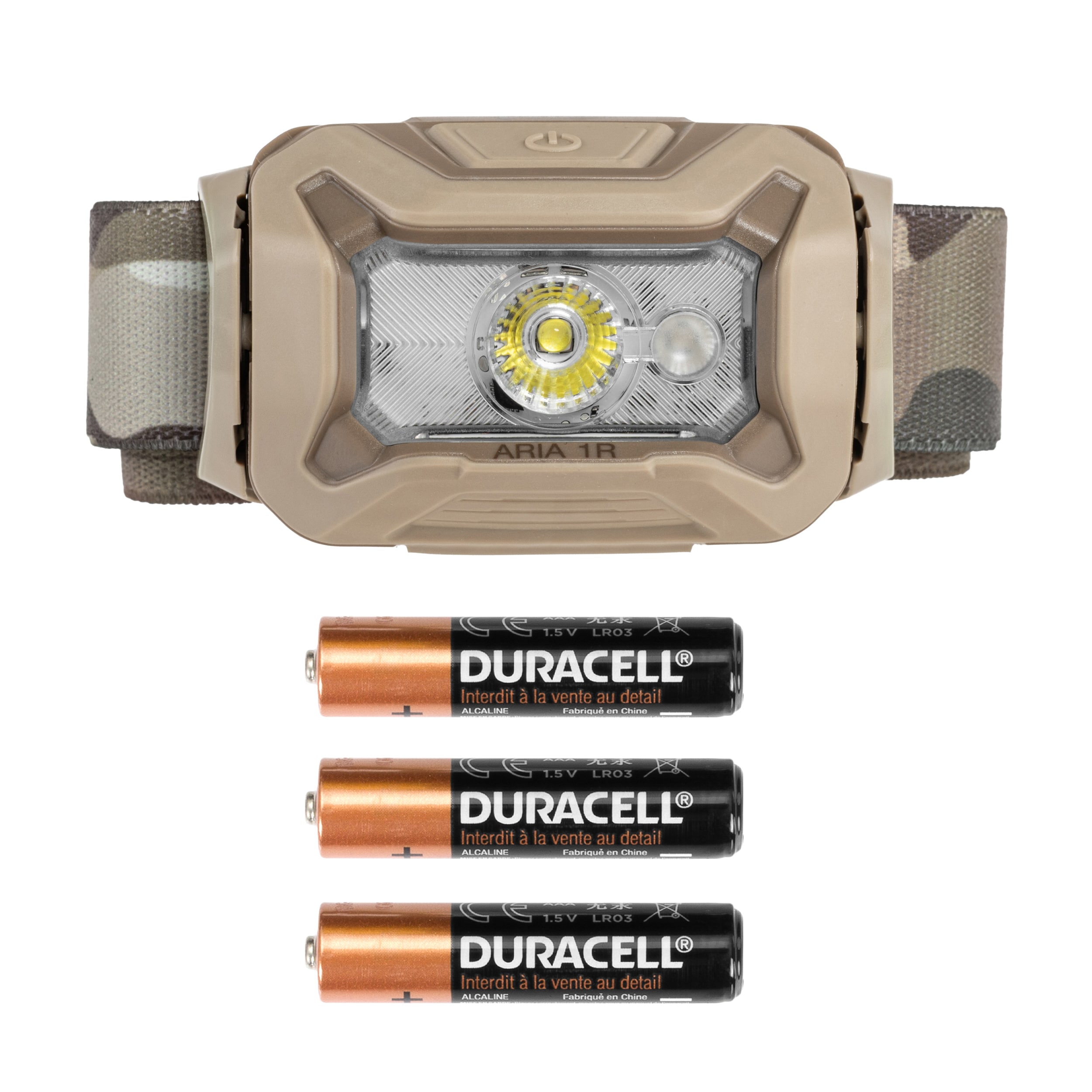 Налобний ліхтарик Petzl Aria 1 RGB New Camo - 350 люменів