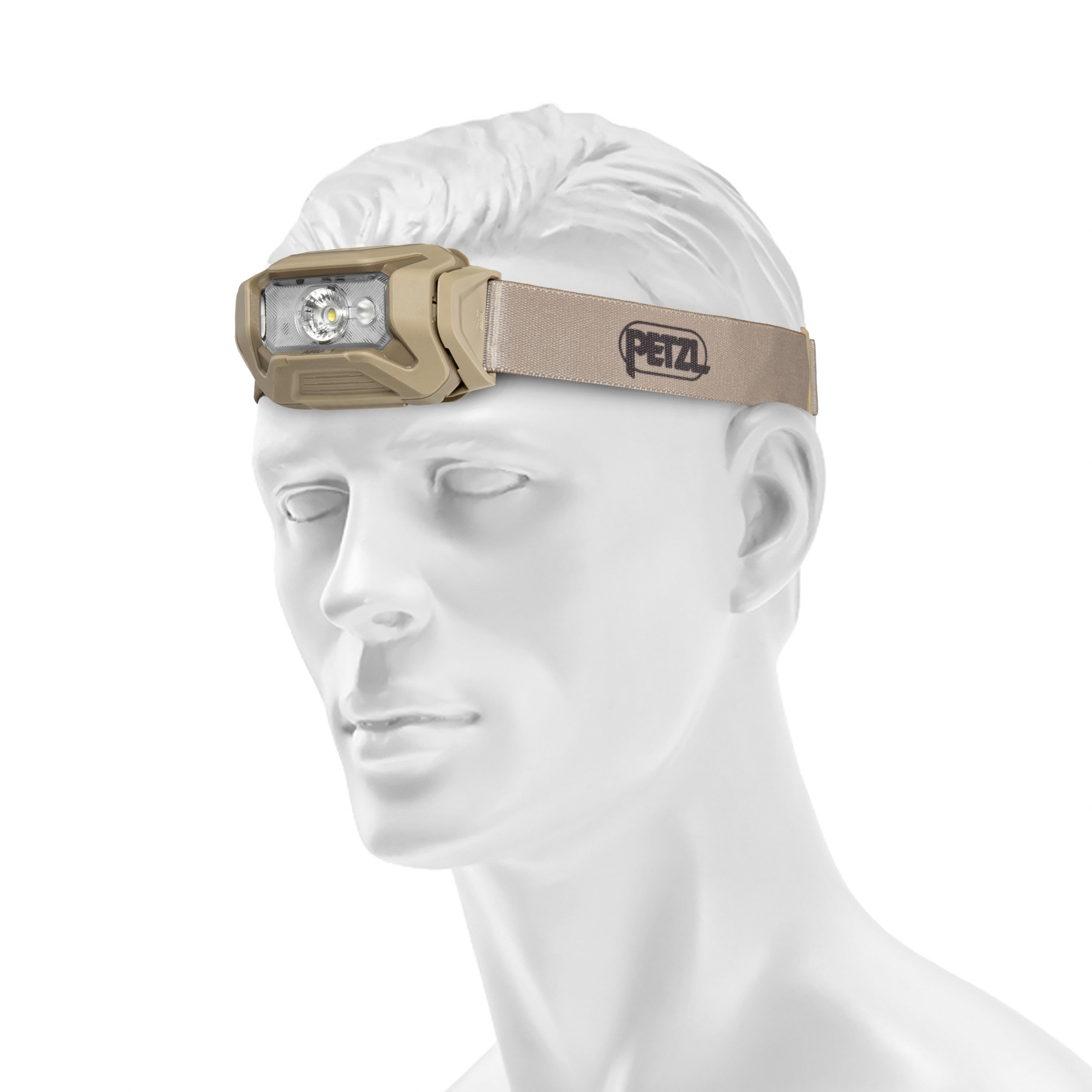 Latarka czołowa Petzl Aria 1 RGB Desert Camo - 350 lumenów