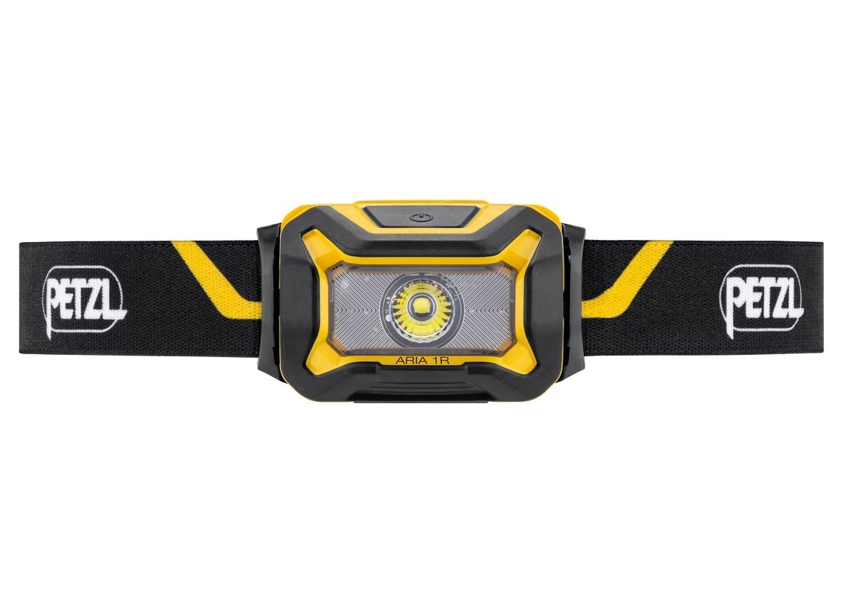 Latarka czołowa Petzl Aria 1 Black/Yellow - 475 lumenów