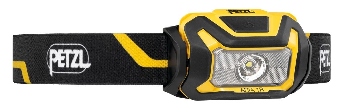 Latarka czołowa Petzl Aria 1 Black/Yellow - 475 lumenów