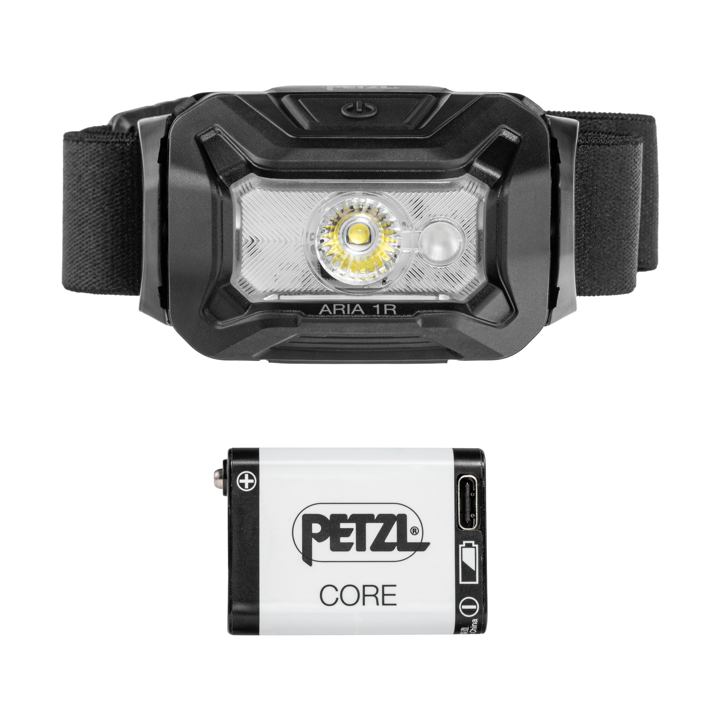 Latarka czołowa Petzl Aria 1R RGB Black - 475 lumenów