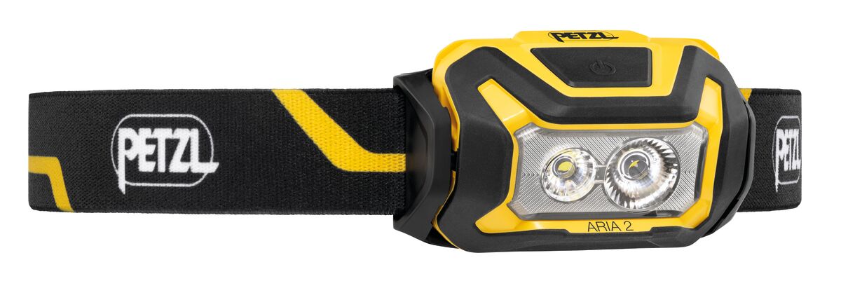 Latarka czołowa Petzl Aria 2 Black/Yellow - 625 lumenów