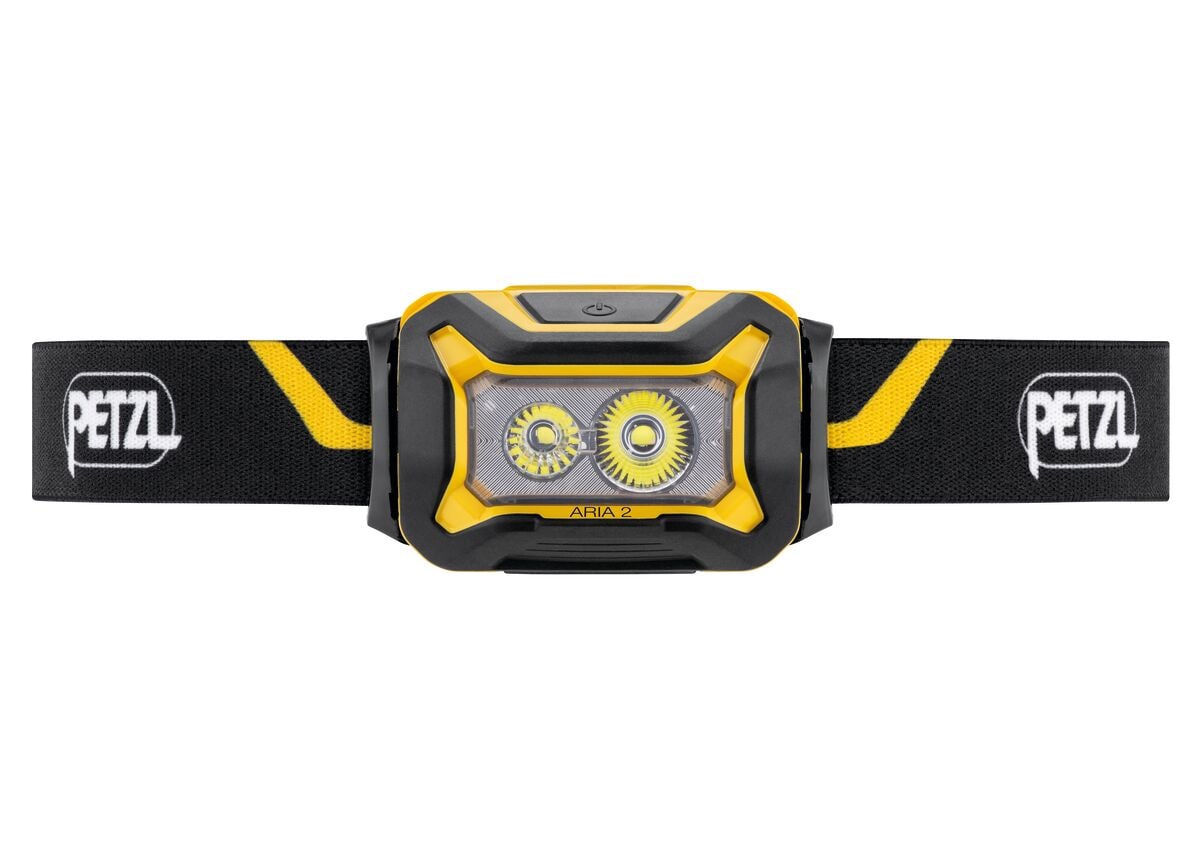 Latarka czołowa Petzl Aria 2 Black/Yellow - 625 lumenów