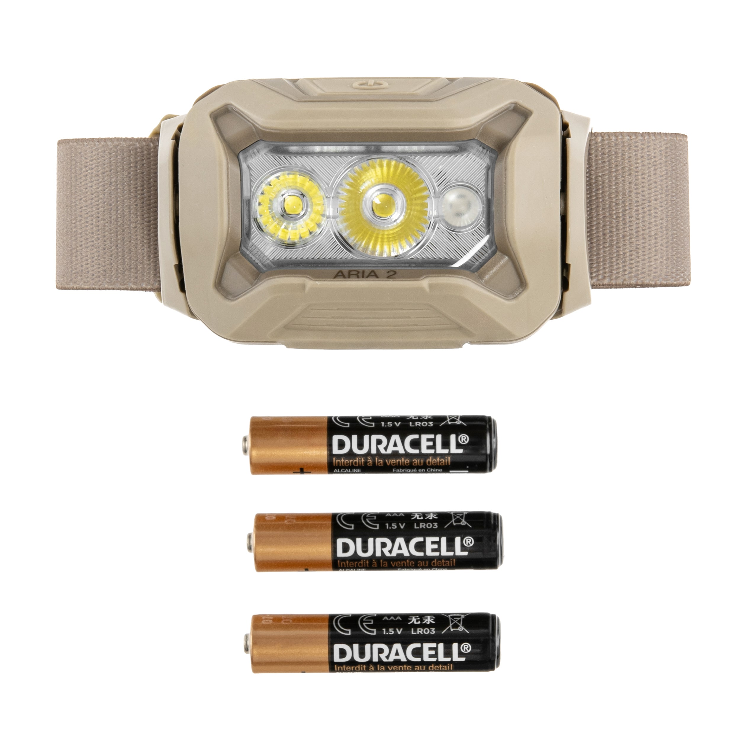 Налобний ліхтарик Petzl Aria 2 RGB New Tan  - 450 люменів