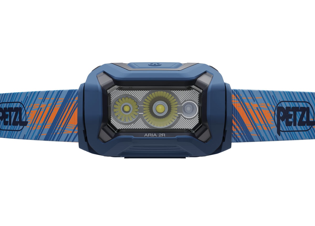 Latarka czołowa Petzl Aria 2R RGB Blue - 625 lumenów