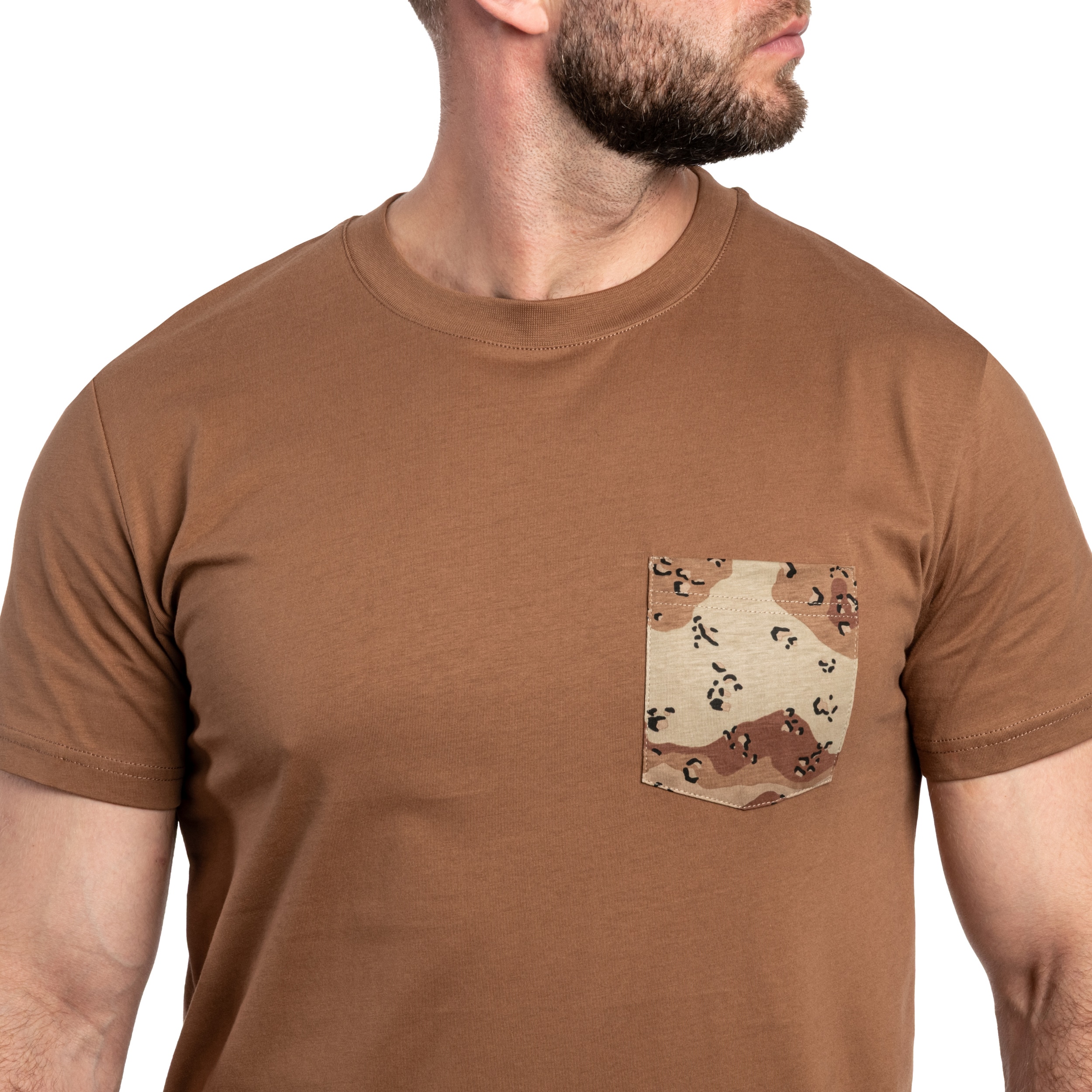 Helikon-Tex T-Shirt - Mud Brown/6 Color Desert Pocket