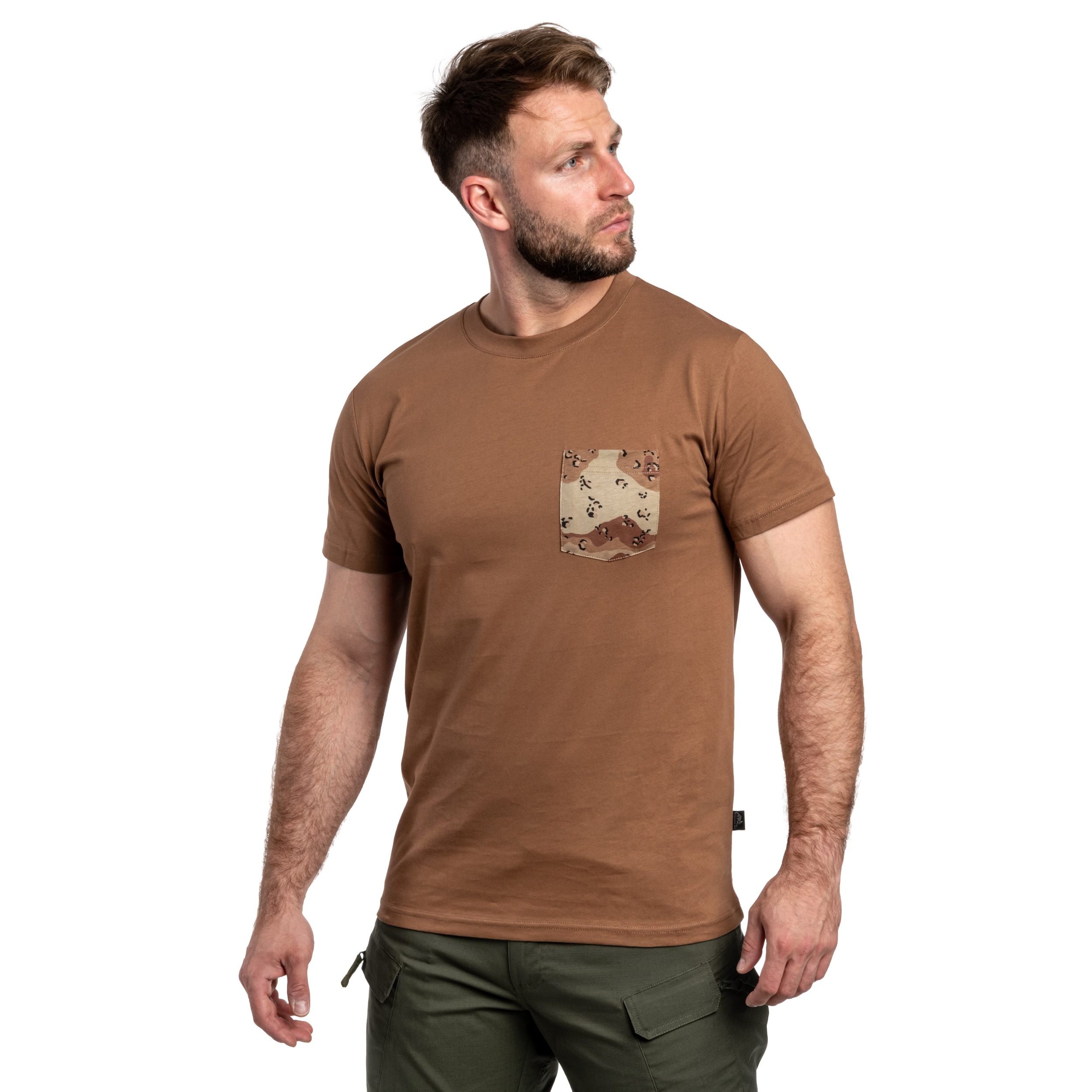 Helikon-Tex T-Shirt - Mud Brown/6 Color Desert Pocket