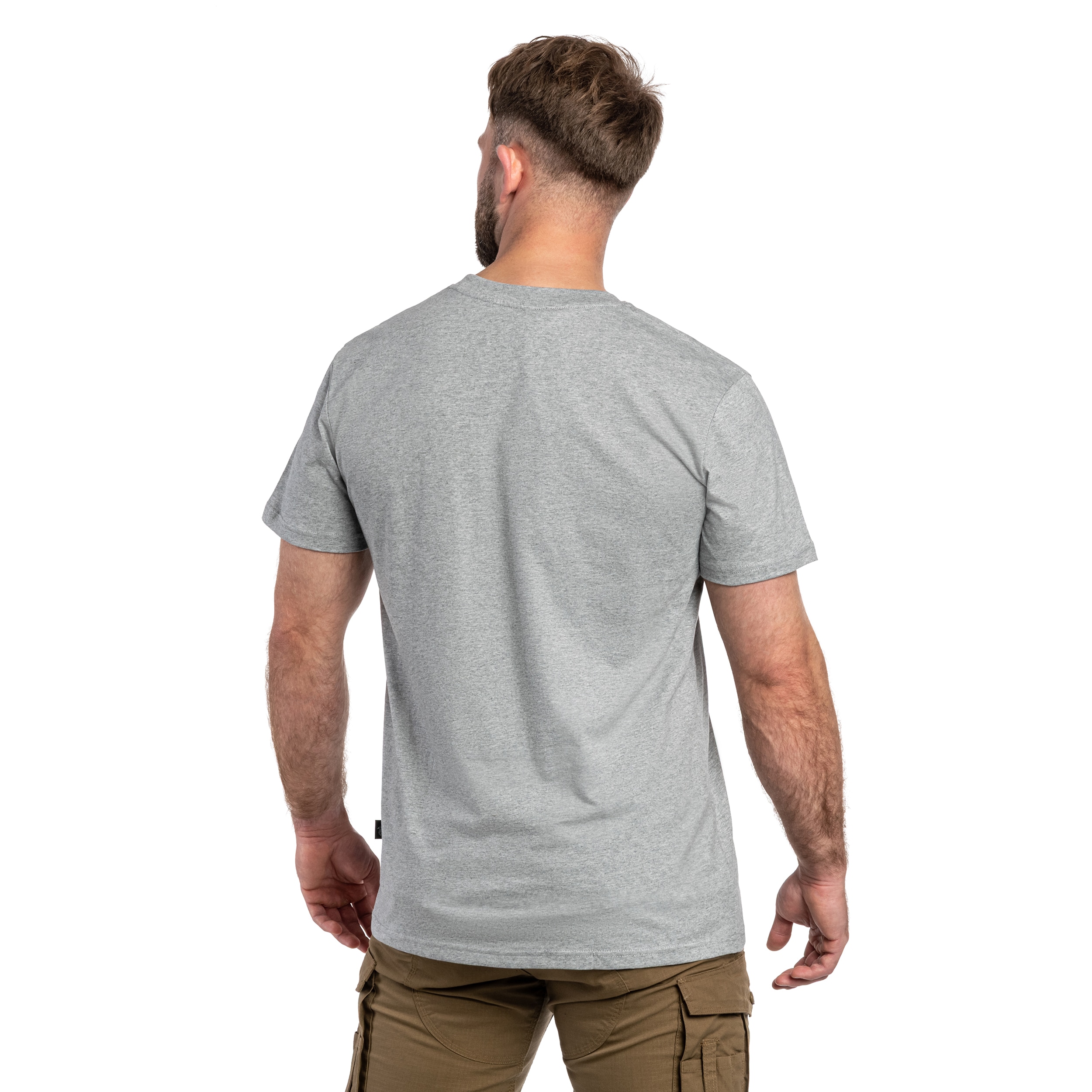 Koszulka T-Shirt Helikon-Tex - Mid Grey Melange/6 Color Desert Pocket