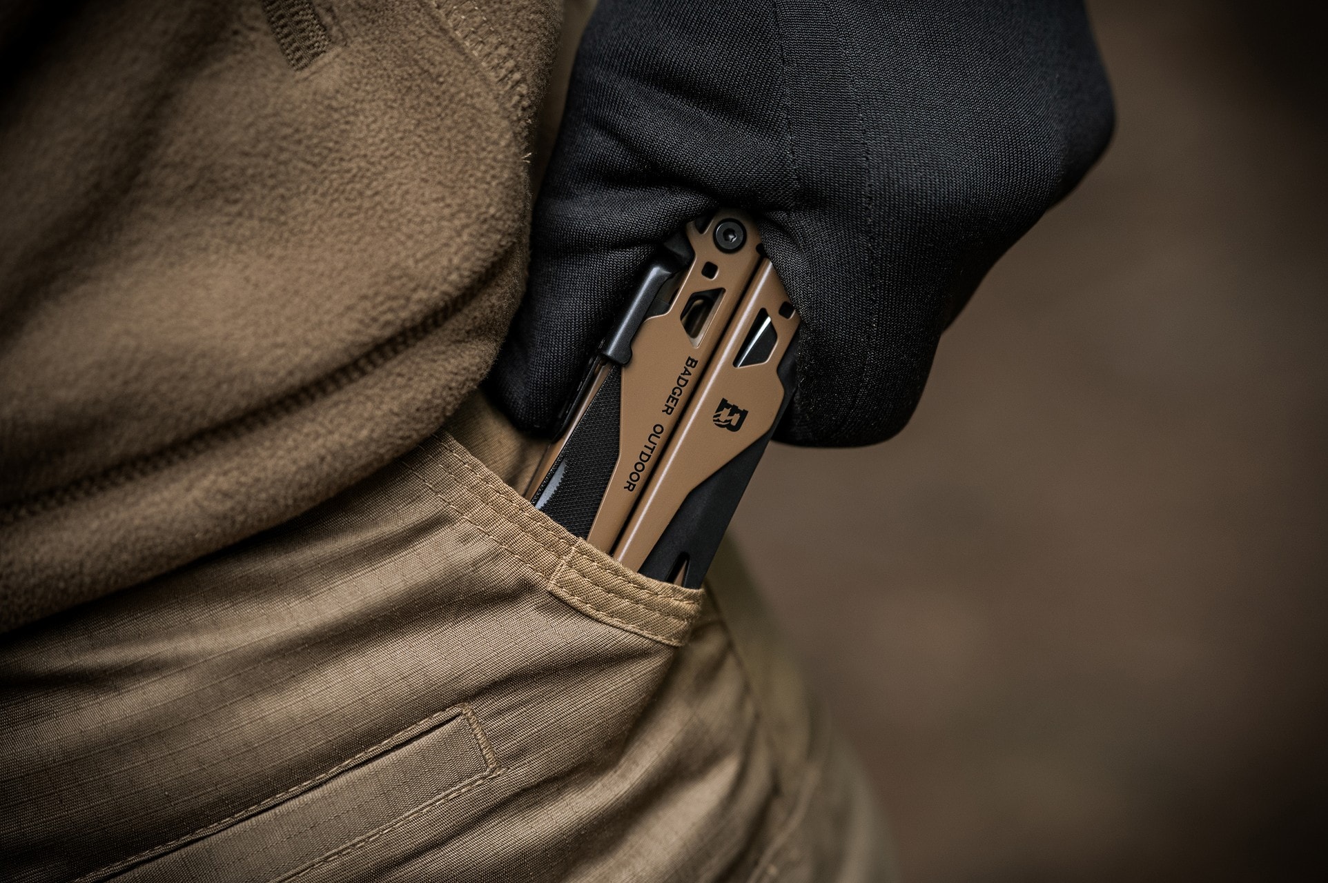 Мультитул Badger Outdoor Solid - Flat Dark Earth