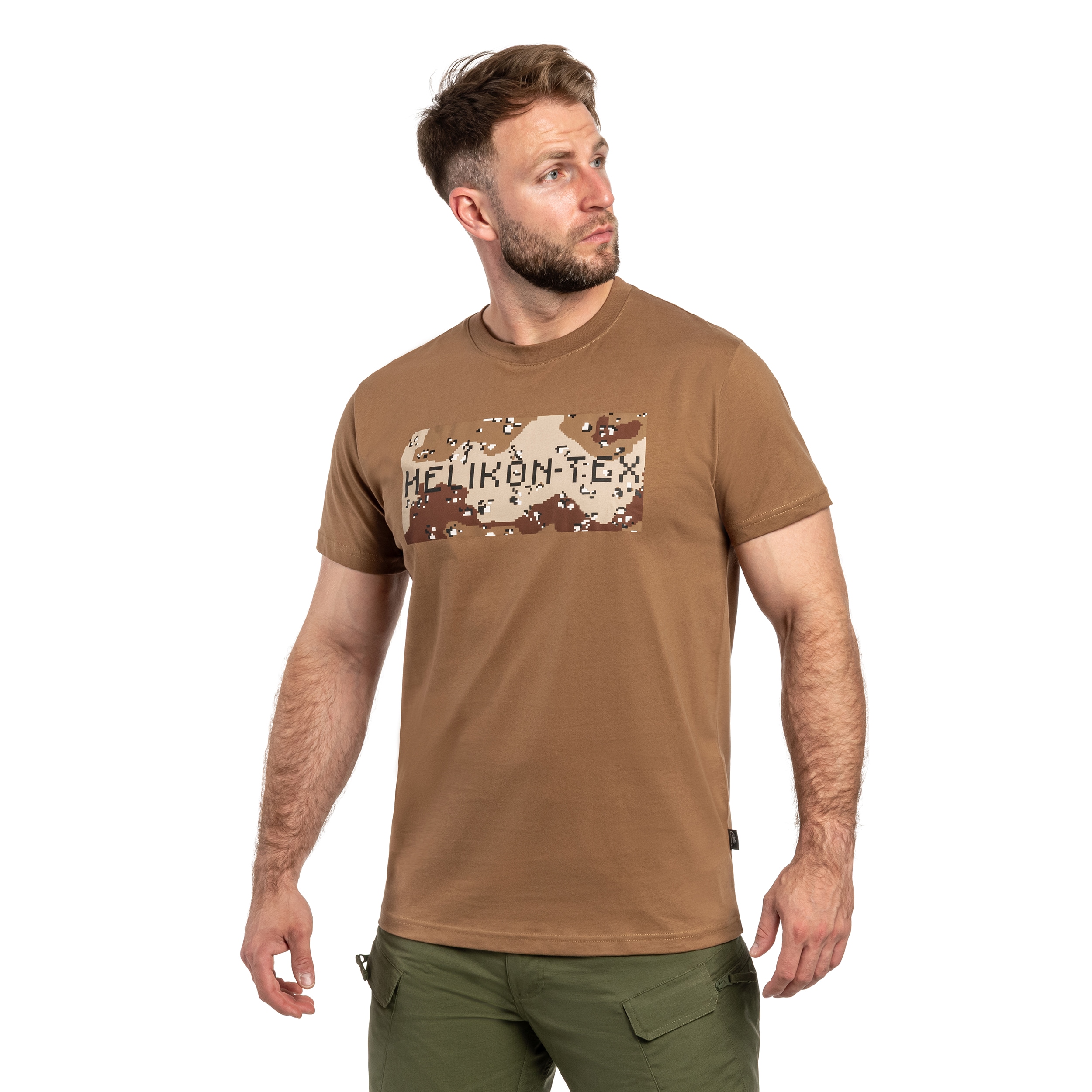 Helikon-Tex & Camo T-Shirt - Mud Brown/6 Color Desert