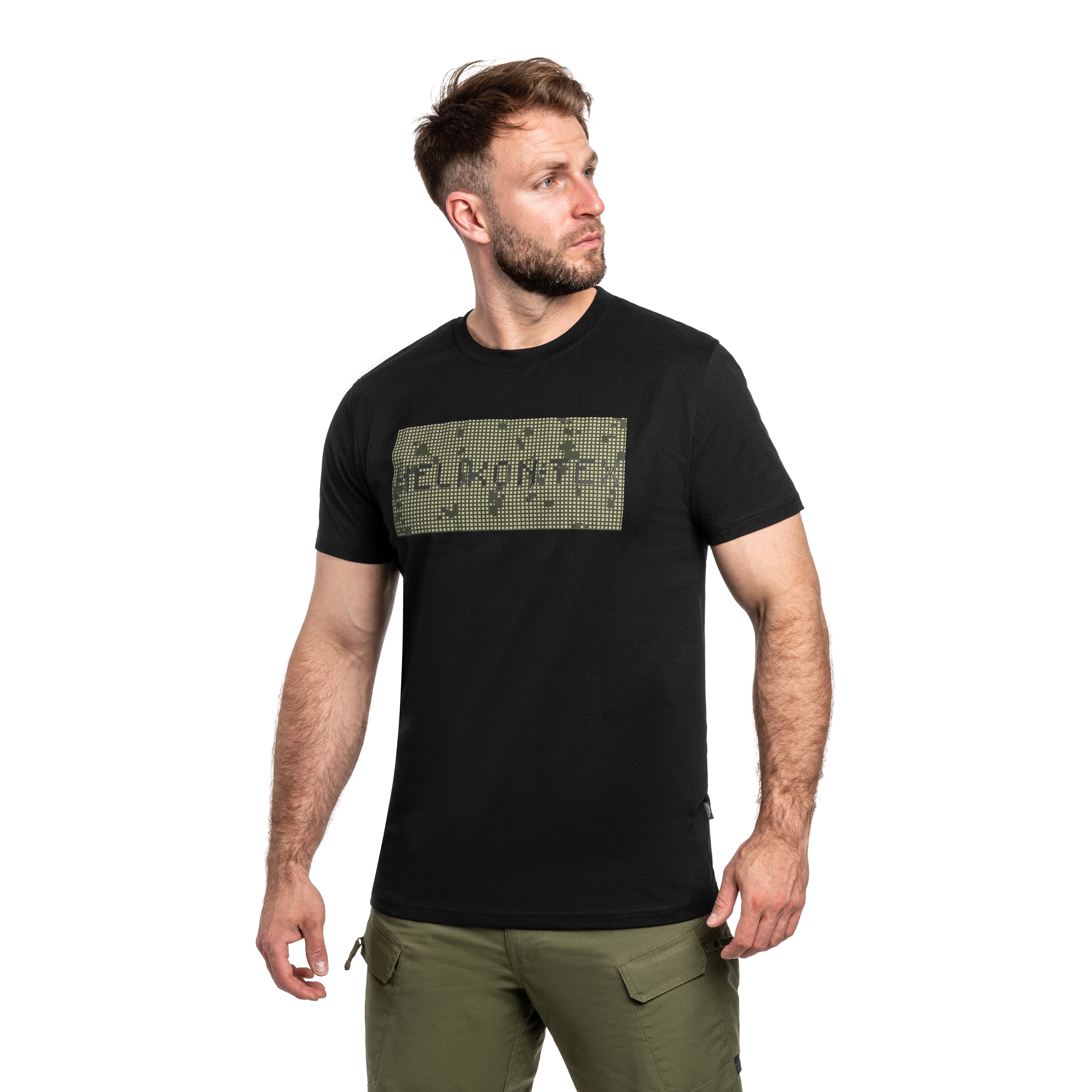 Helikon-Tex & Camo T-Shirt - Black/Desert Night Camo