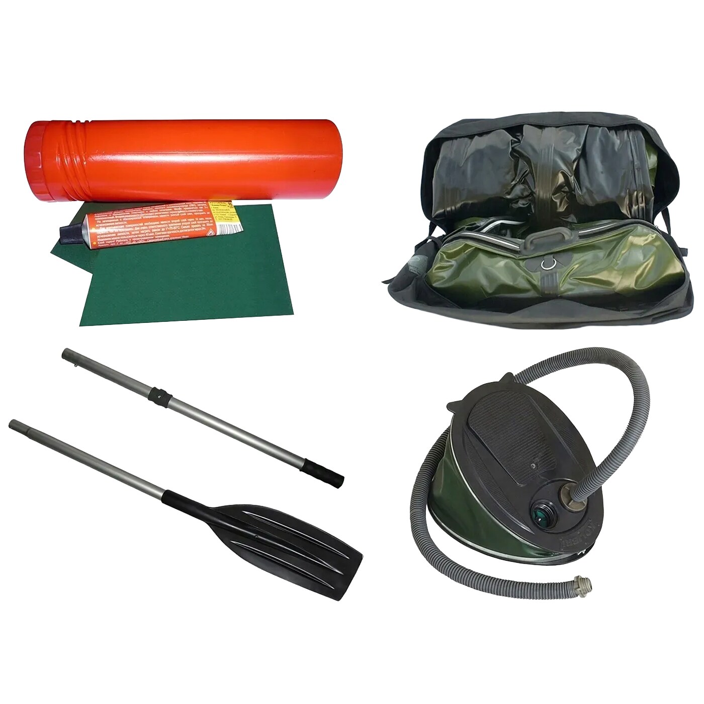 Ponton Kolibri K-240TL z listwą odbojową - Green