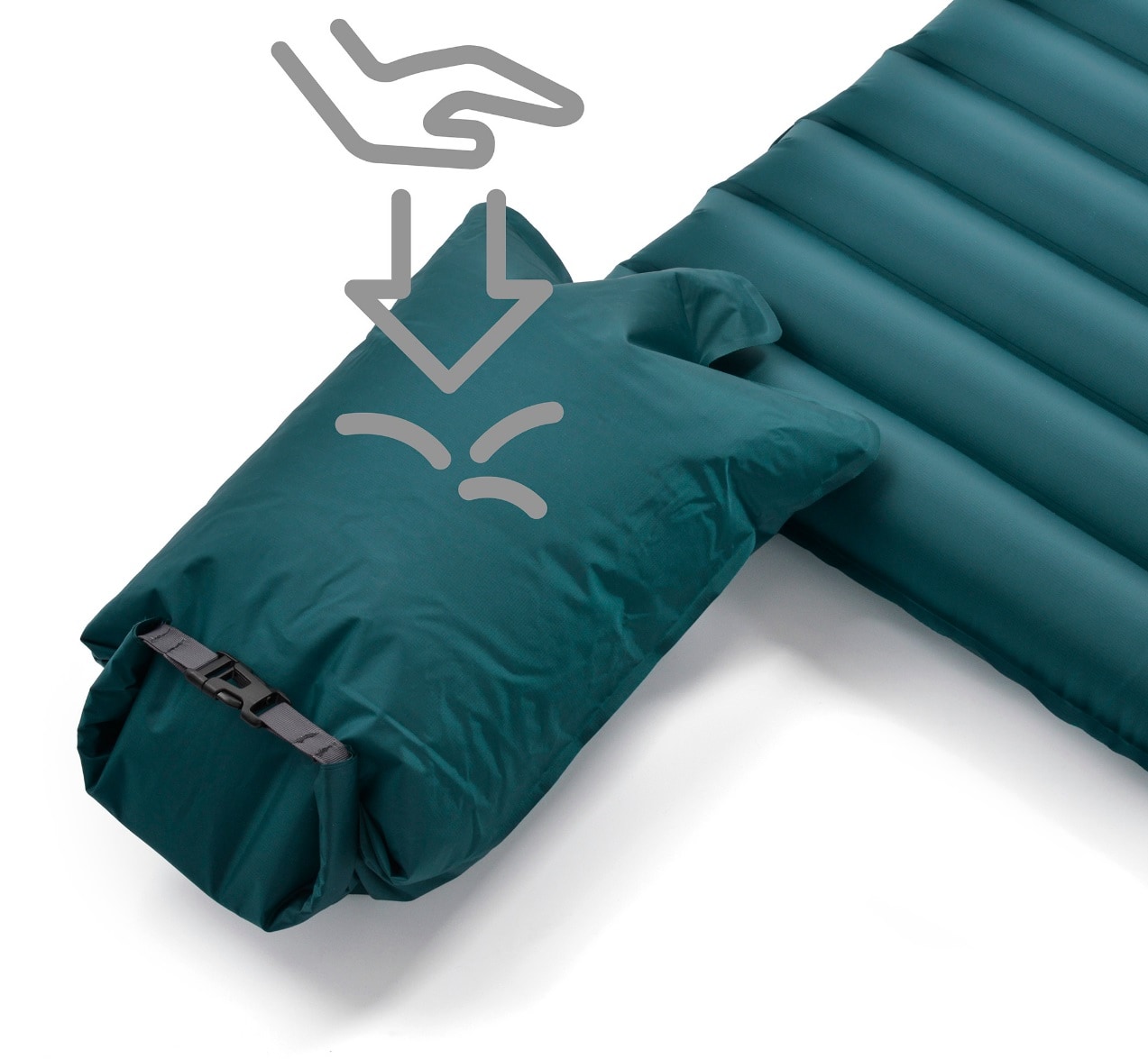 Materac jednoosobowy Meteor 2w1 Drybag 188 x 60 cm - Morski