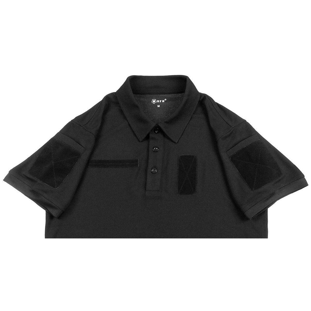 Koszulka polo MFH Tactical Coolmax - Black