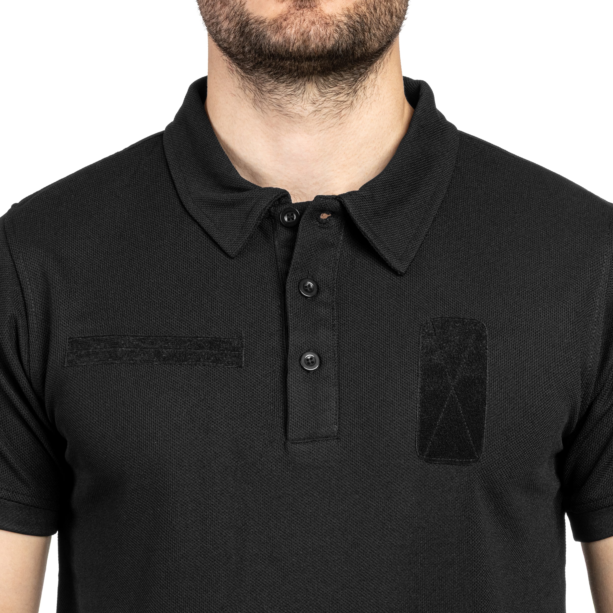 Koszulka polo MFH Tactical Coolmax - Black