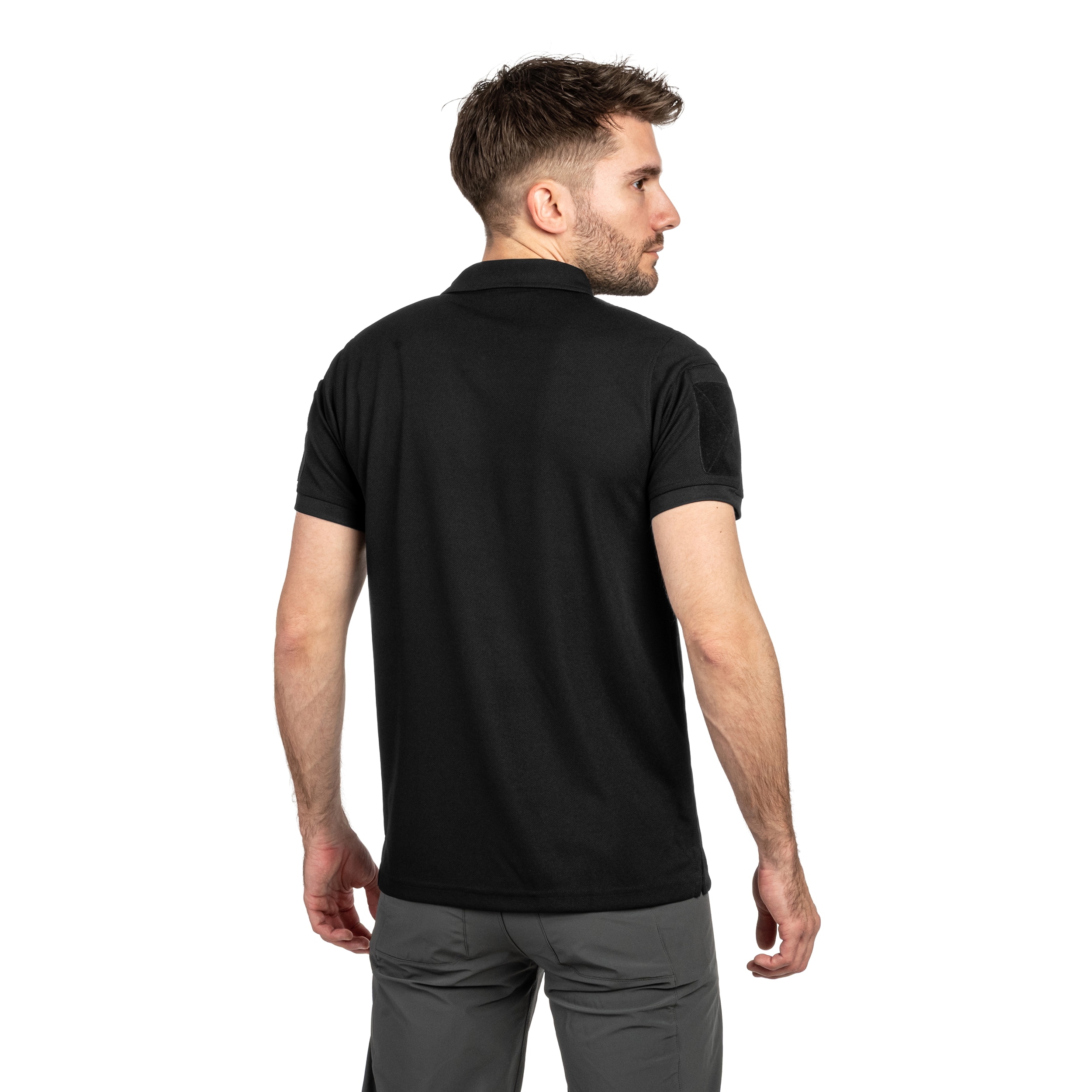 Koszulka polo MFH Tactical Coolmax - Black