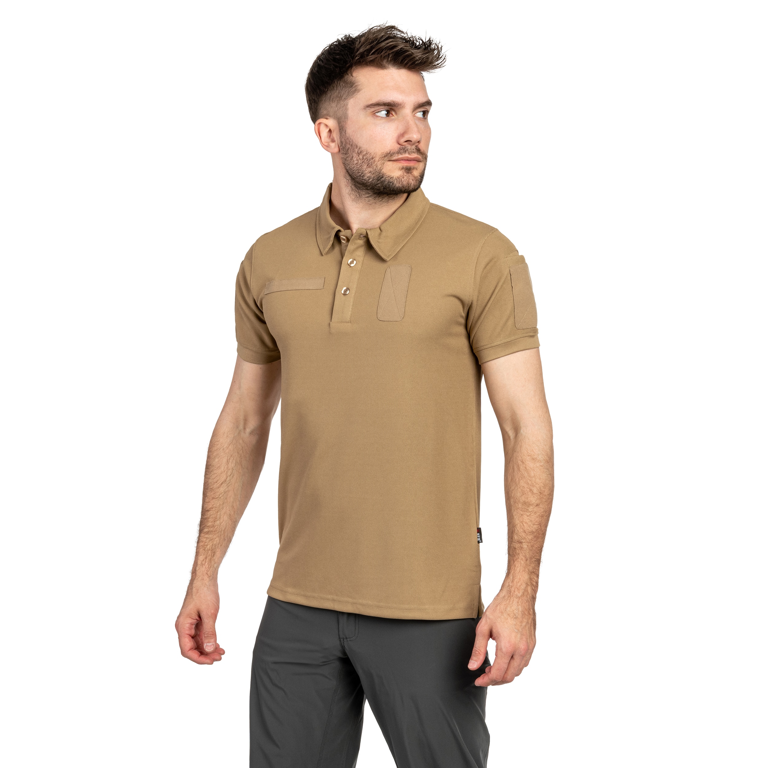 Koszulka polo MFH Tactical Coolmax - Coyote Tan