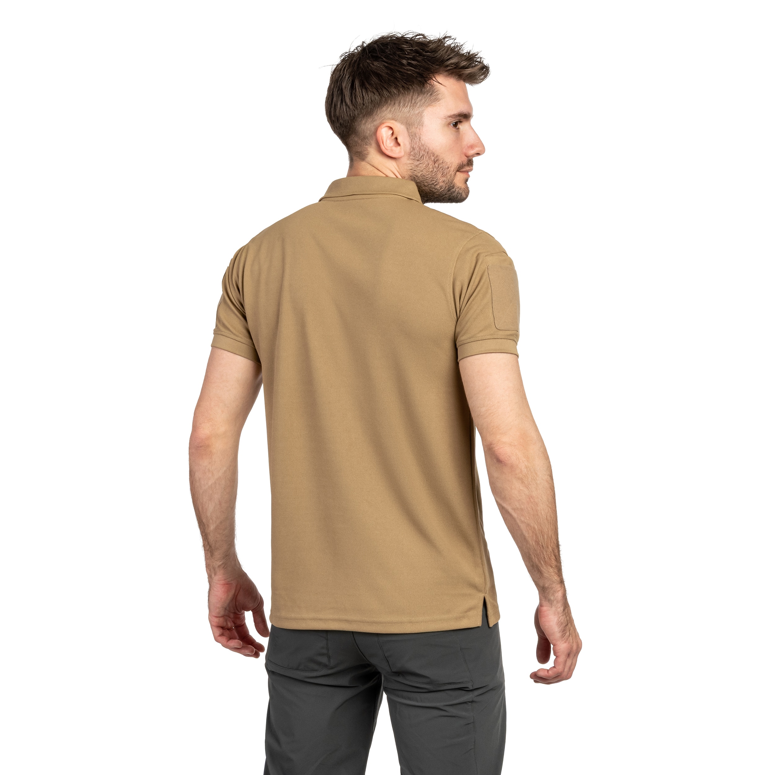 Koszulka polo MFH Tactical Coolmax - Coyote Tan