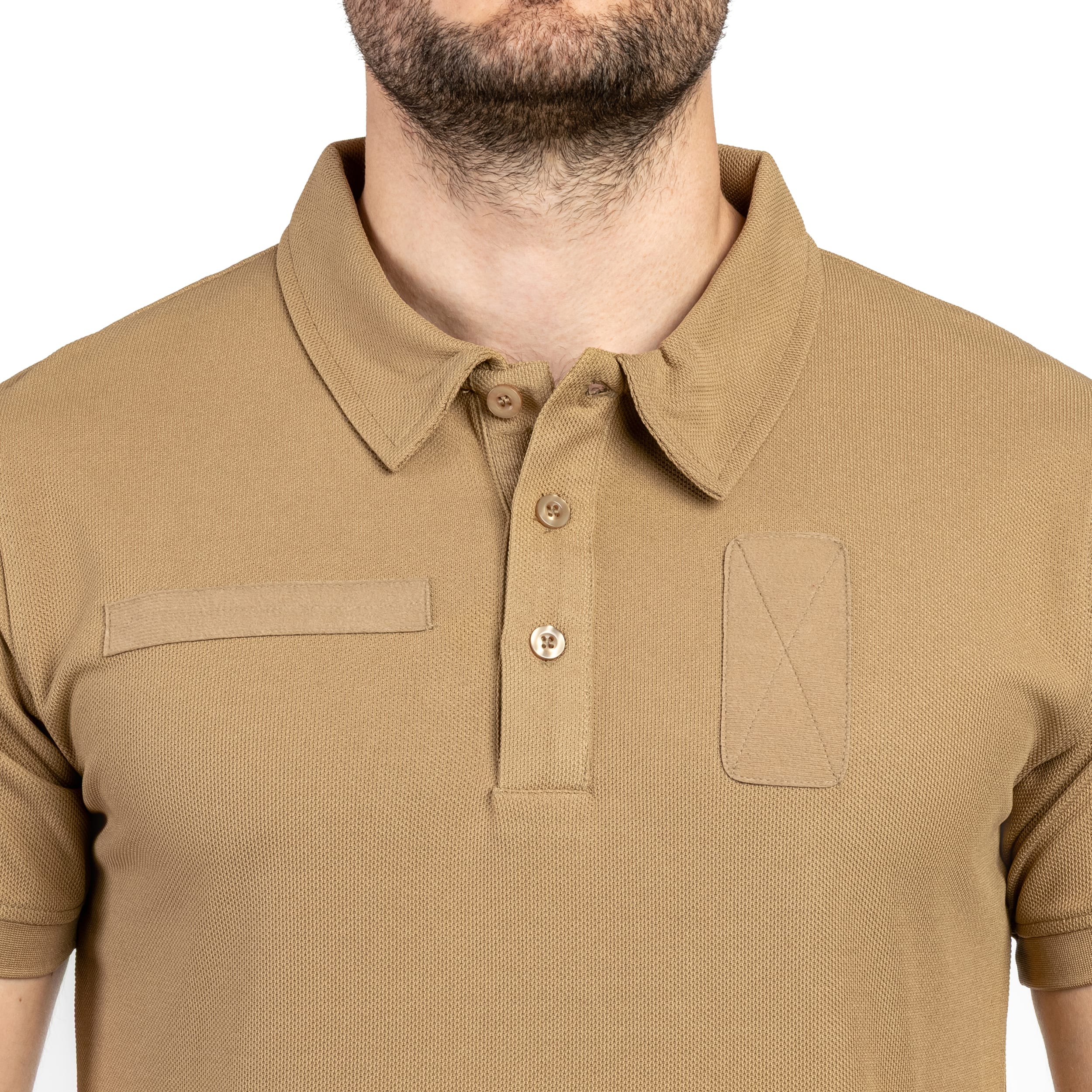 Koszulka polo MFH Tactical Coolmax - Coyote Tan