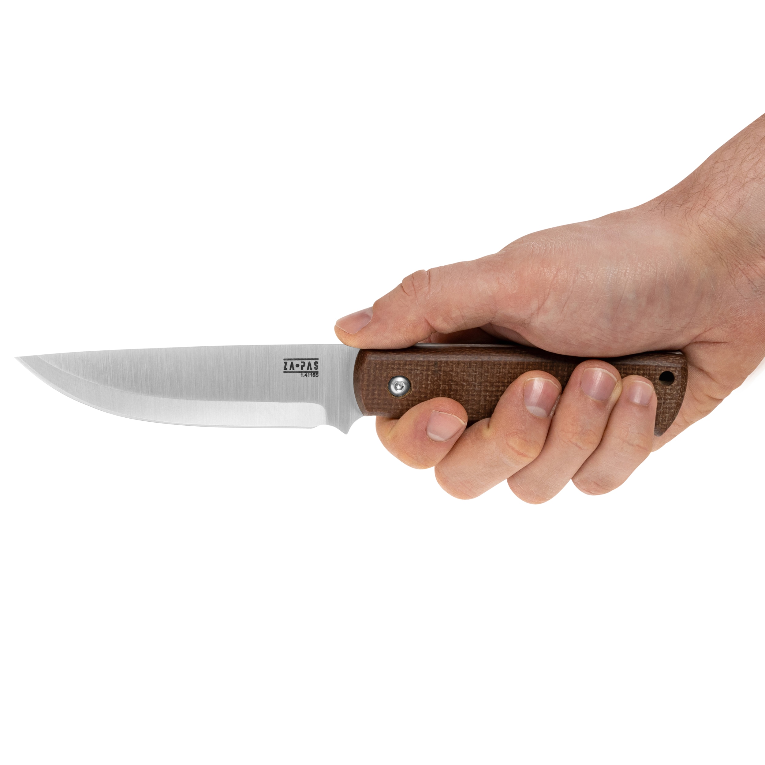 Ніж Za-Pas Biwi BW10 Micarta Satin - Brown