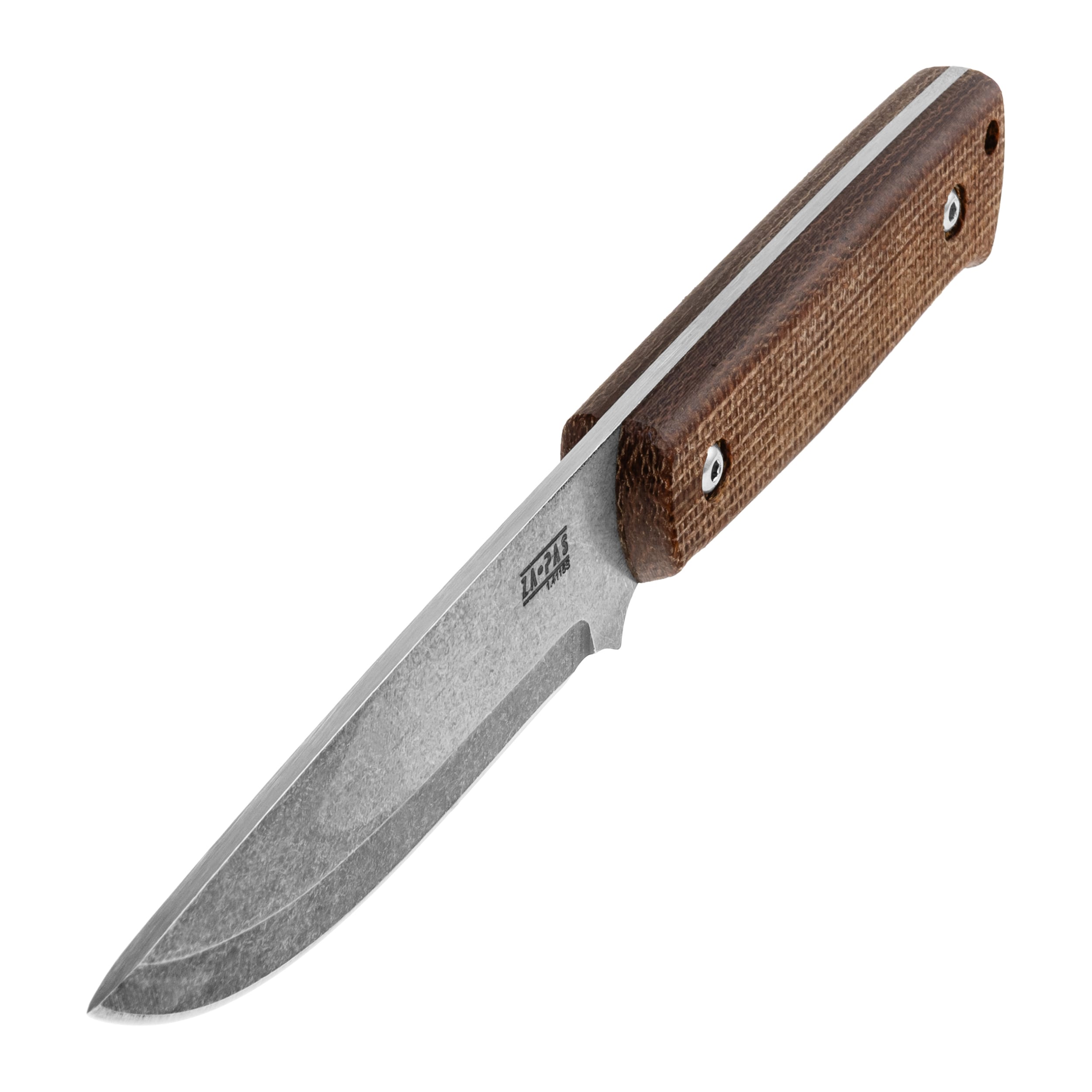 Ніж Za-Pas Biwi BW10 Micarta Stonewash - Brown