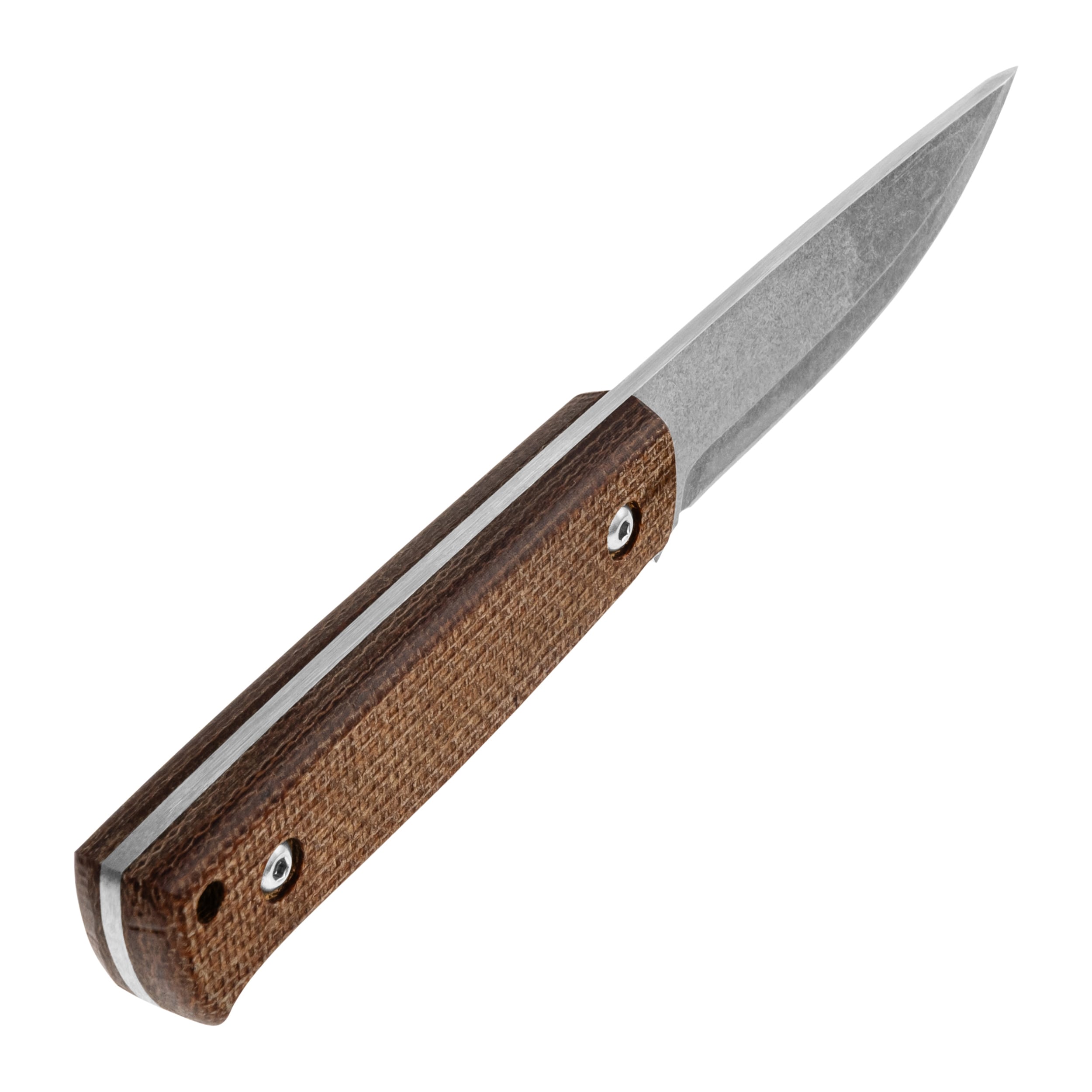 Ніж Za-Pas Biwi BW10 Micarta Stonewash - Brown