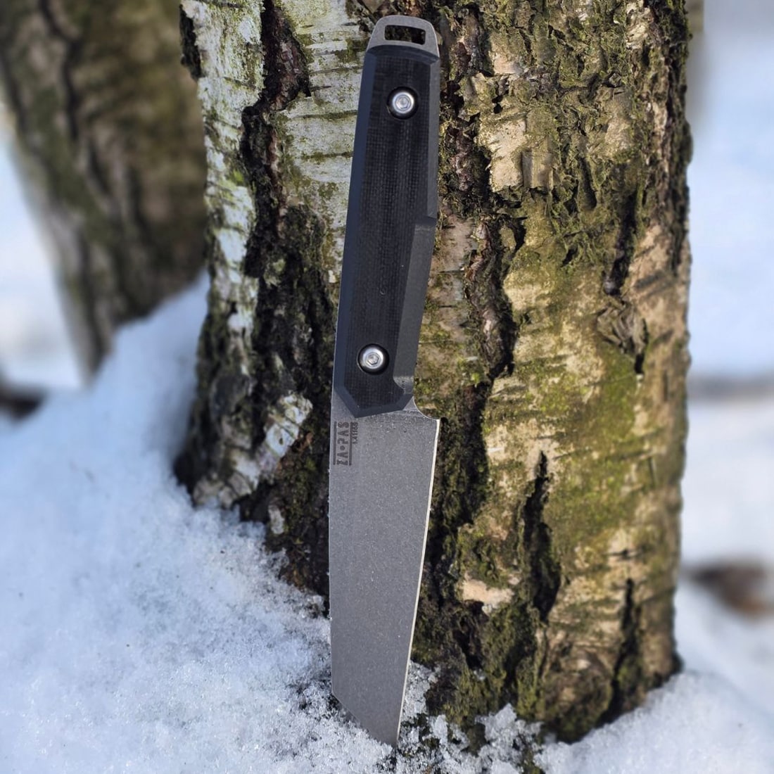 Ніж Za-Pas Geo G10 Stonewash - Black