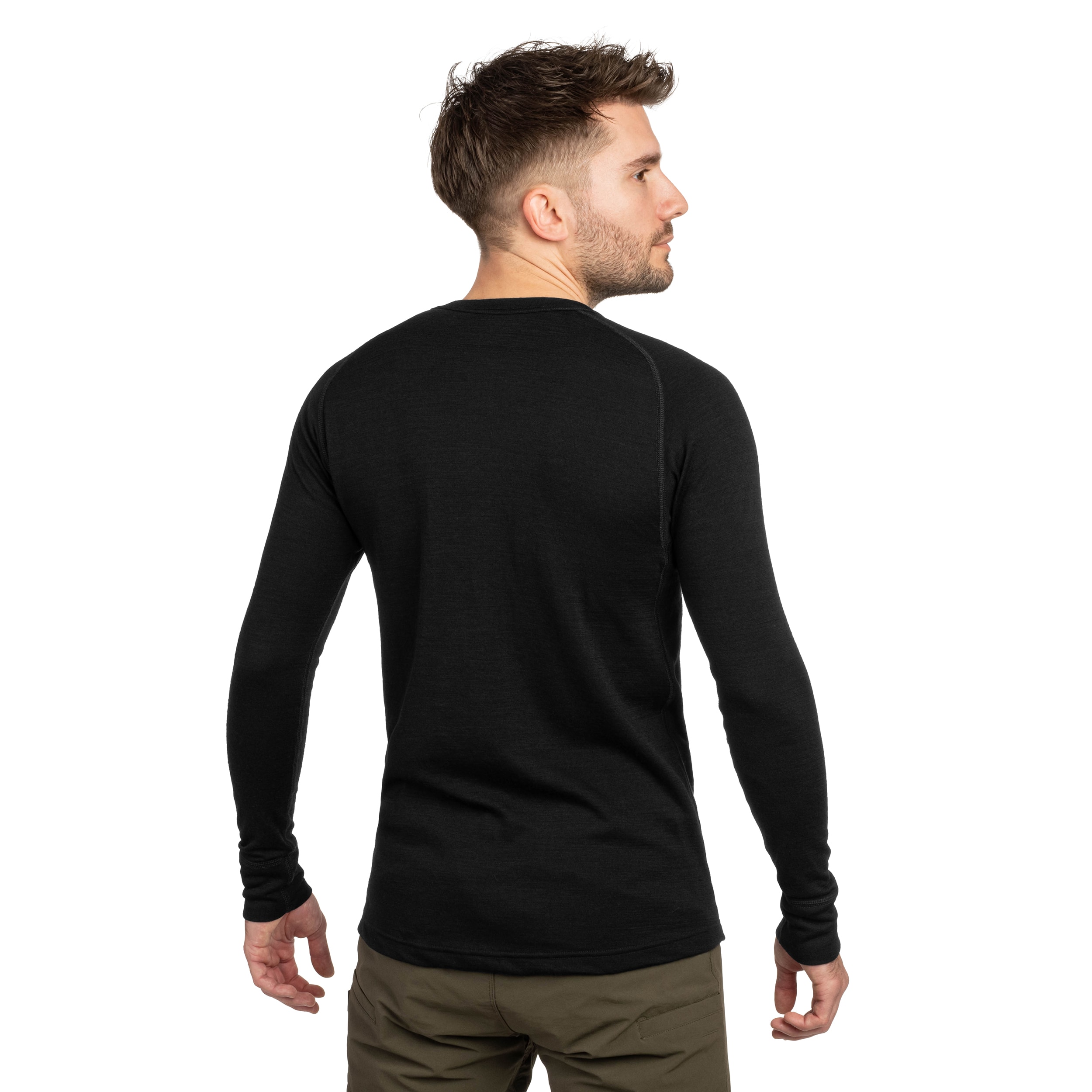 Koszulka termoaktywna Devold Duo Active Merino Long Sleeve - Black