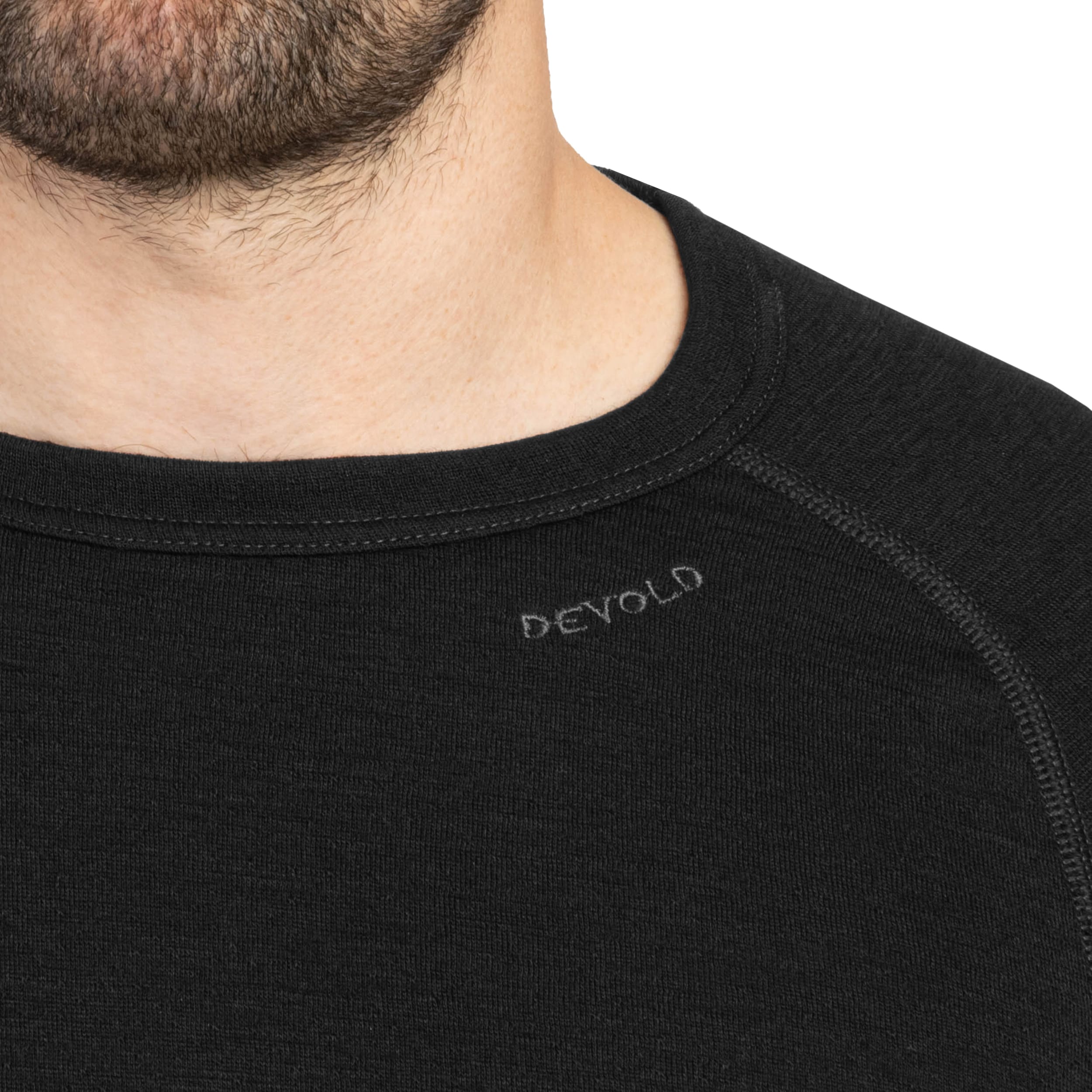 Koszulka termoaktywna Devold Duo Active Merino Long Sleeve - Black