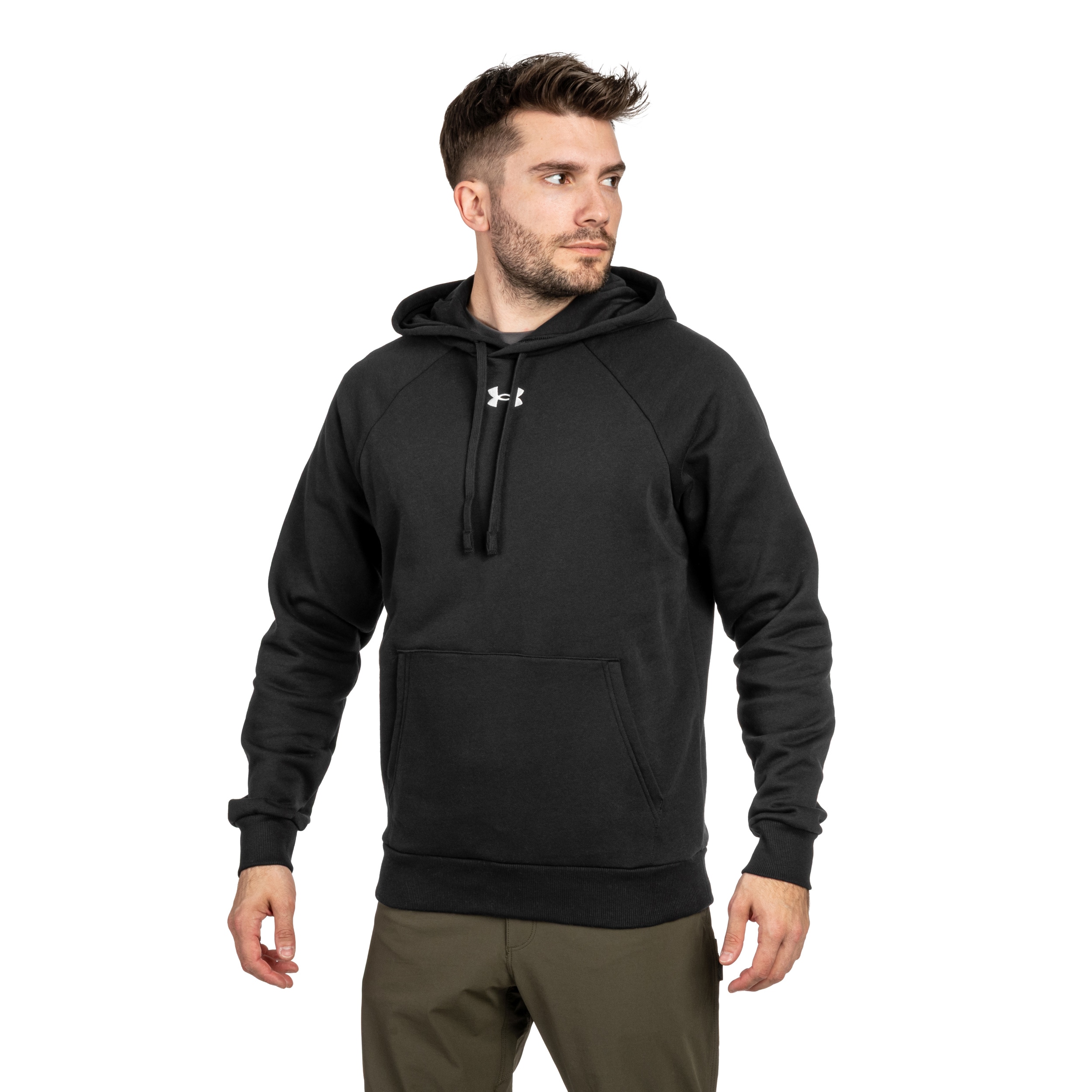 Bluza Under Armour Rival Fleece - Black/White