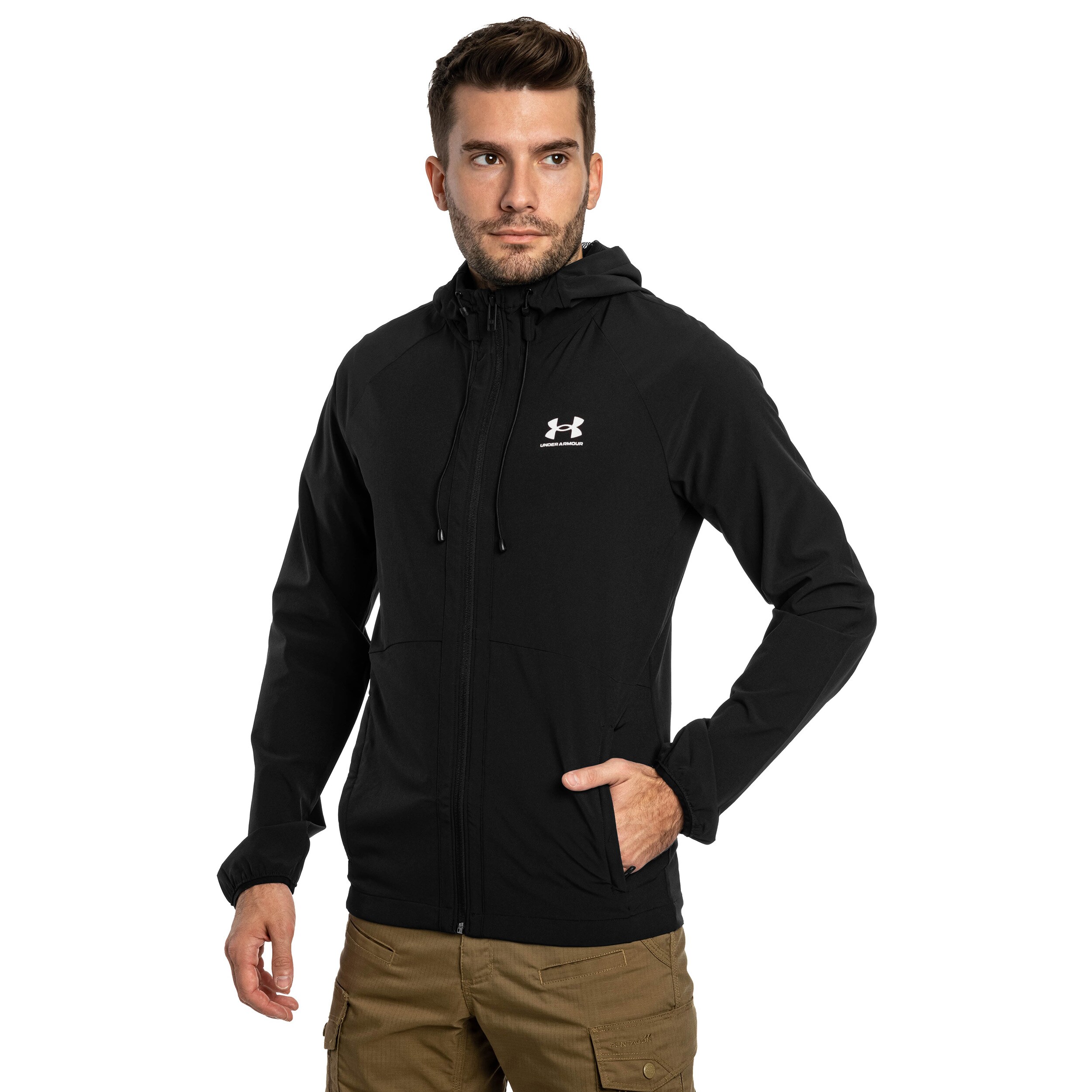 Куртка Under Armour UA Stretch Woven - Black/White