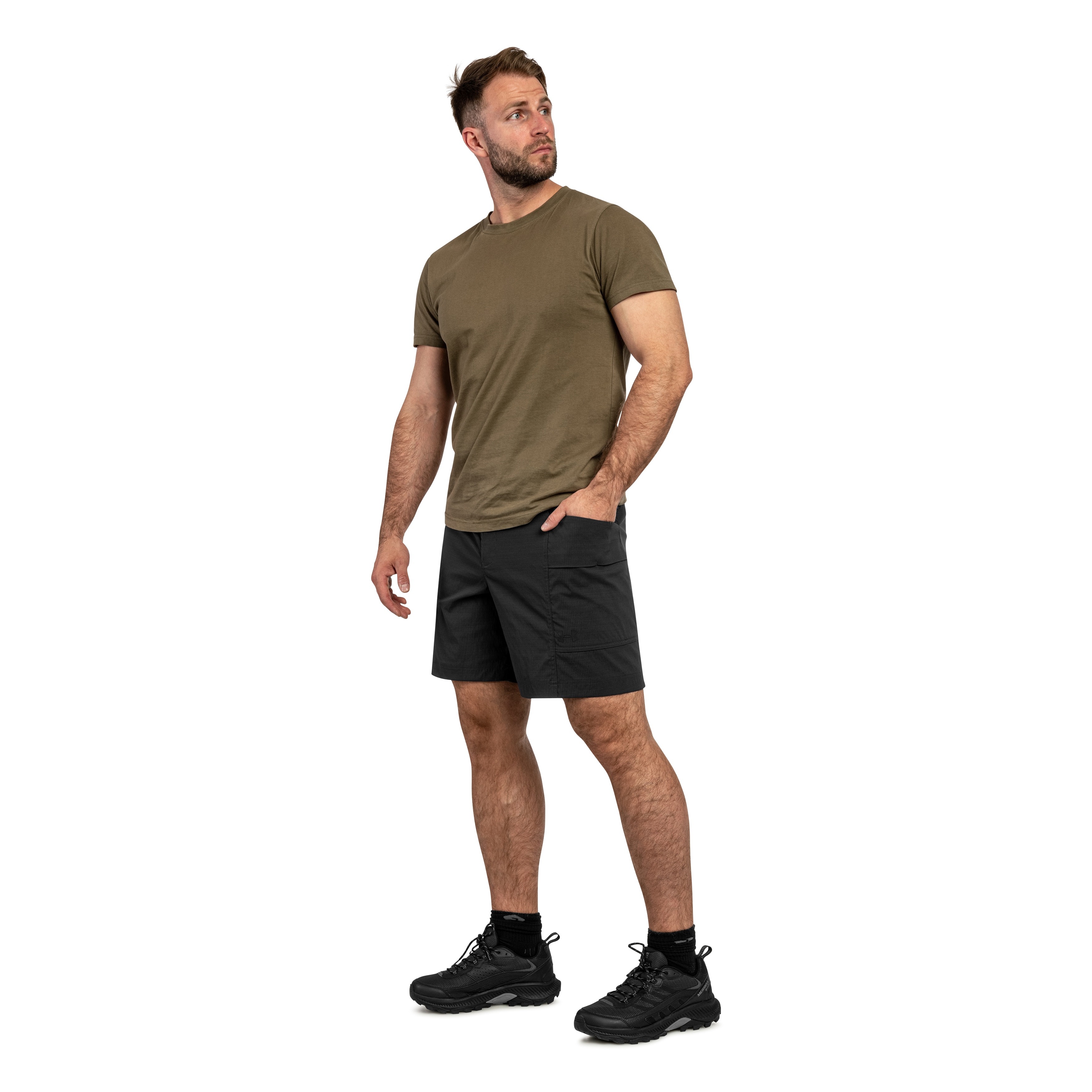 Szorty Under Armour Explor Hike - Anthracite/Black