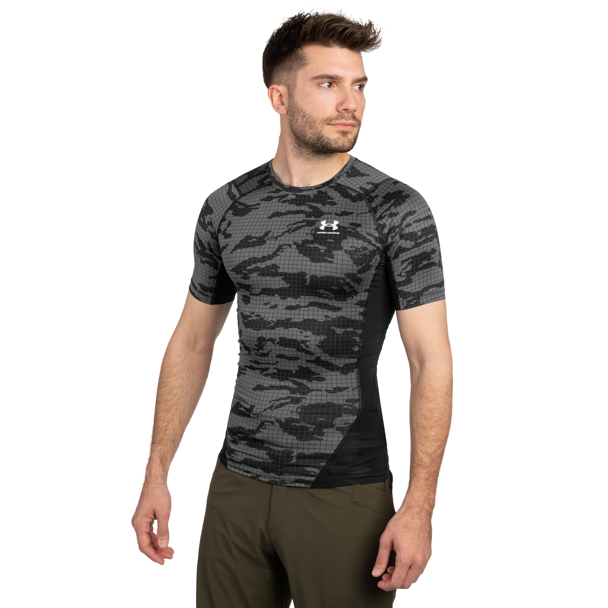 Koszulka termoaktywna Under Armour HeatGear Printed - Black