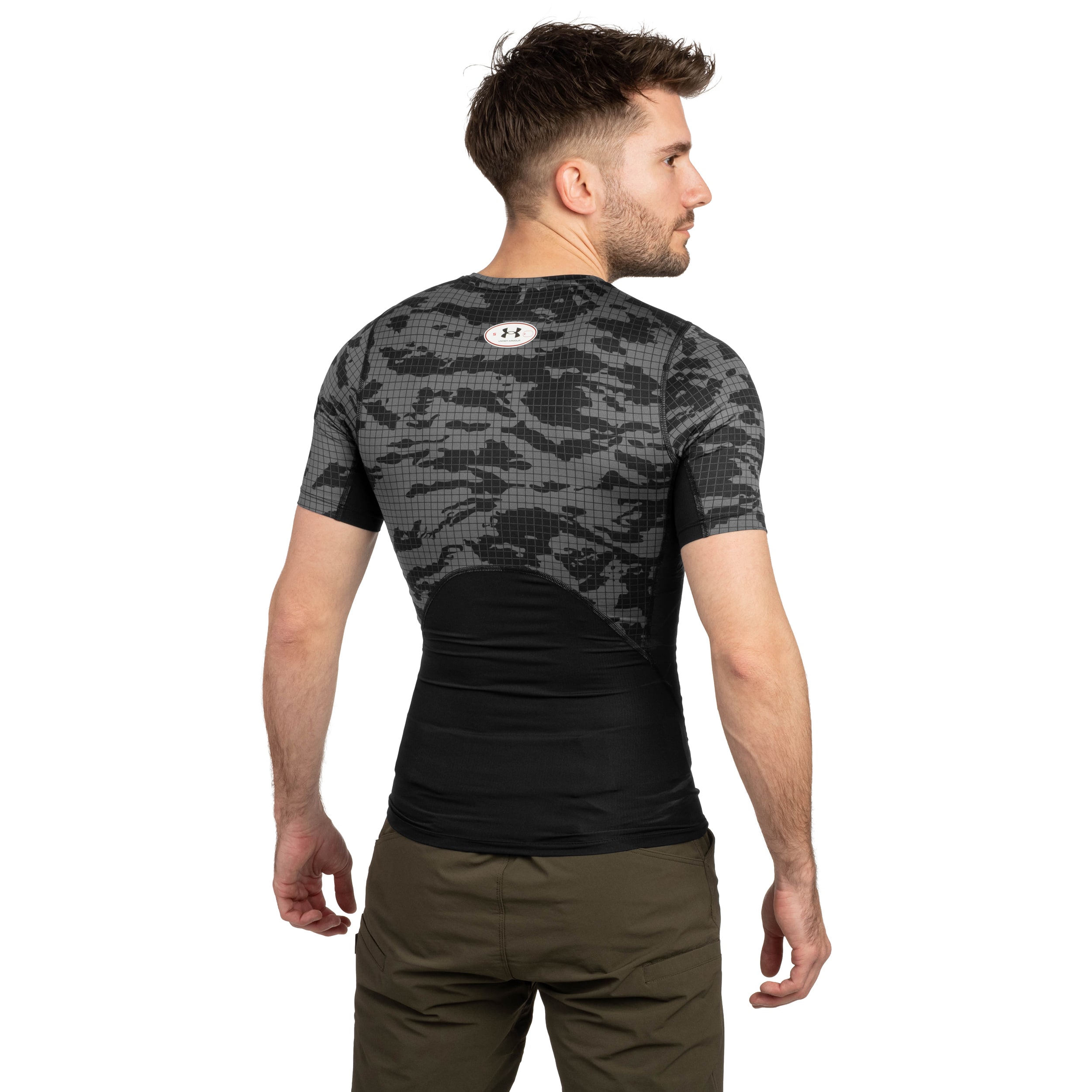 Koszulka termoaktywna Under Armour HeatGear Printed - Black