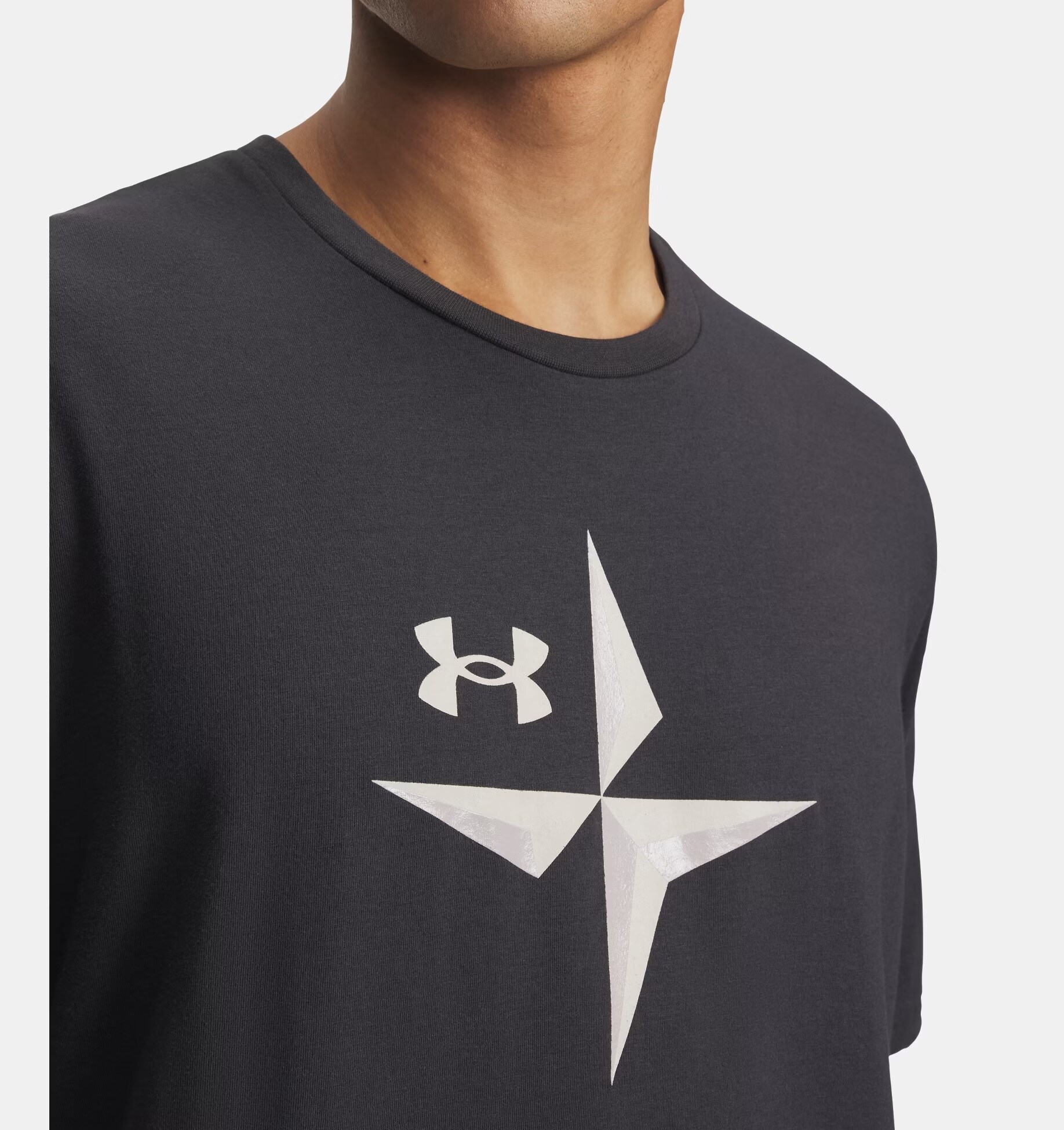 Футболка T-shirt Under Armour Explor Graphic - Anthracite/Summit White