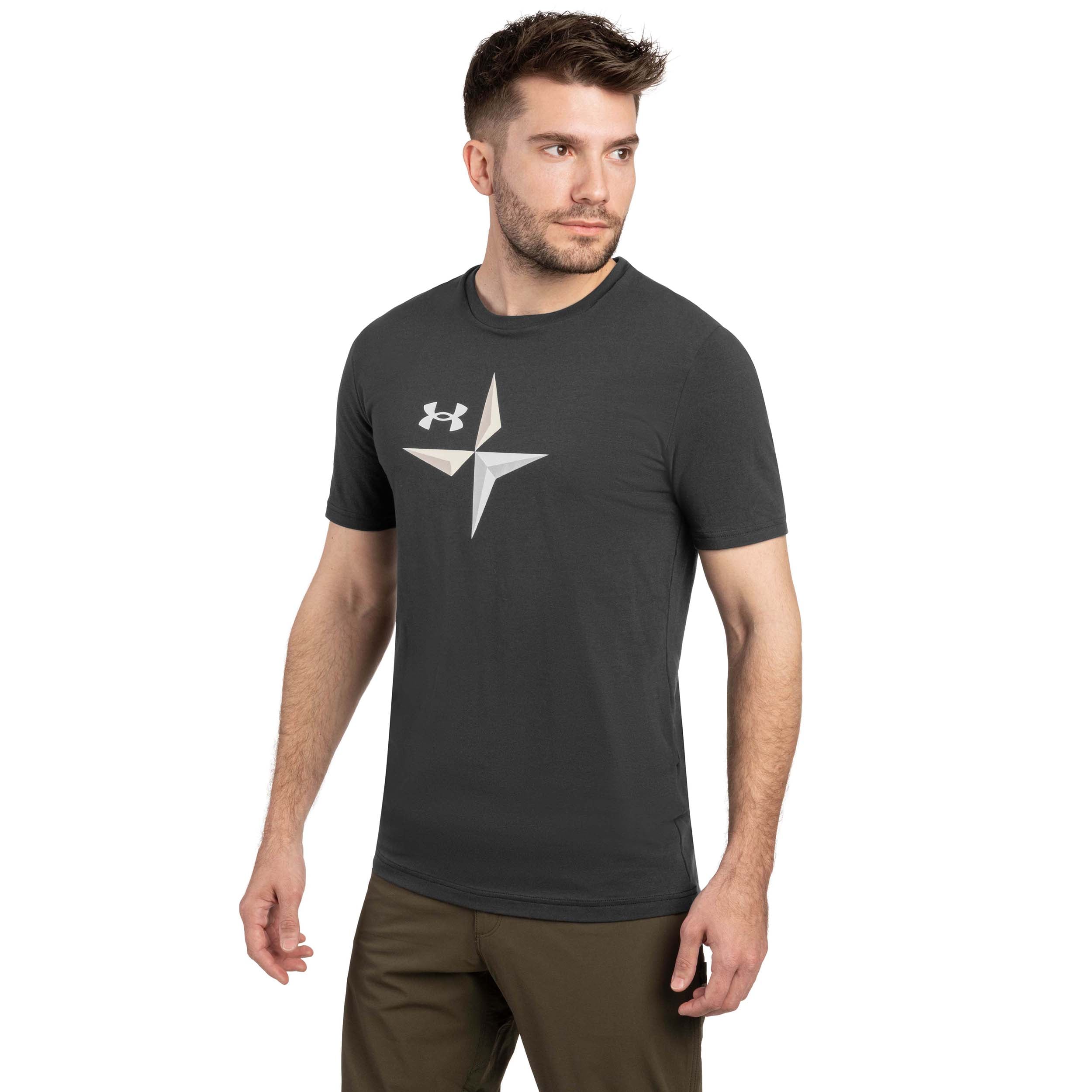 Koszulka T-shirt Under Armour Explor Graphic - Anthracite/Summit White