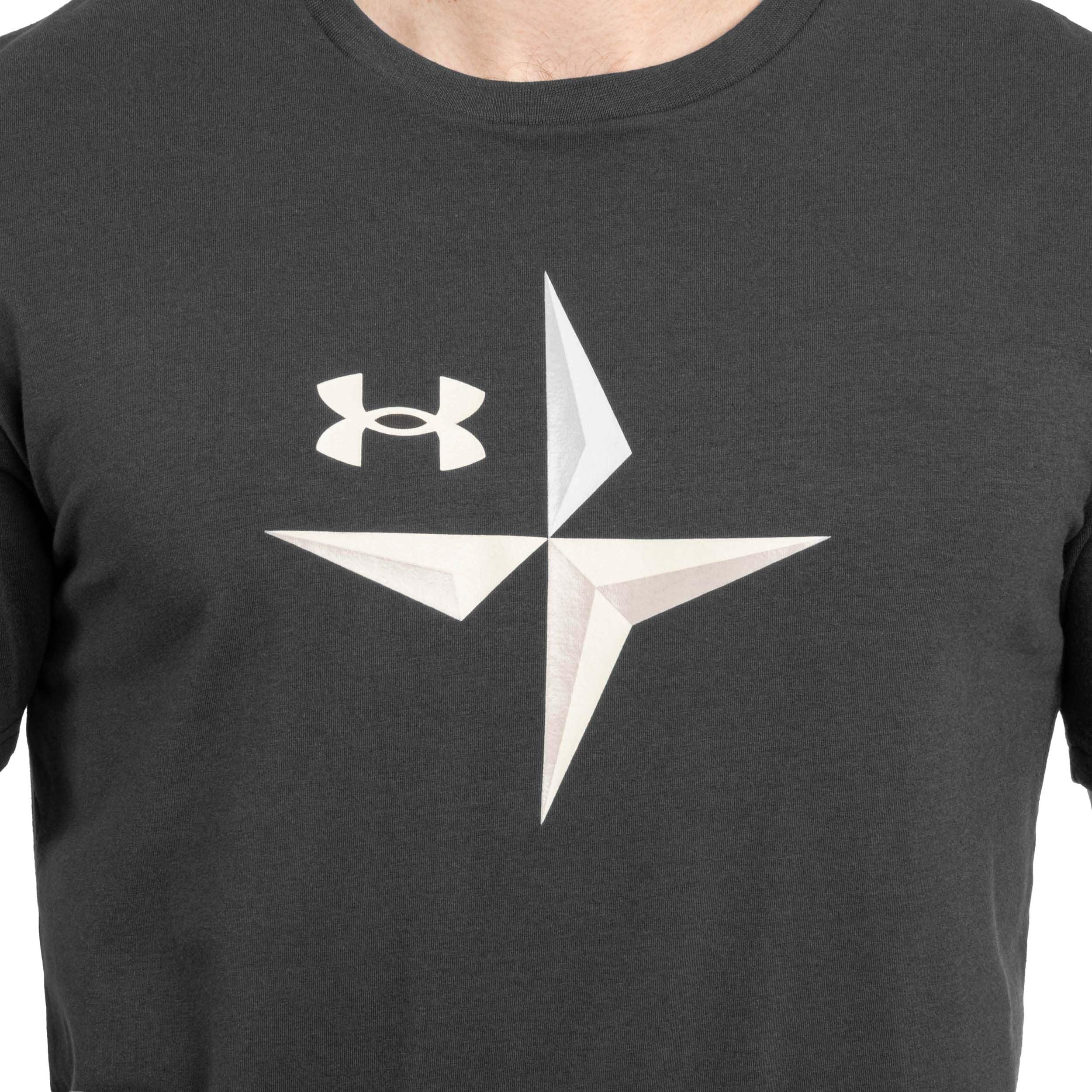 Koszulka T-shirt Under Armour Explor Graphic - Anthracite/Summit White