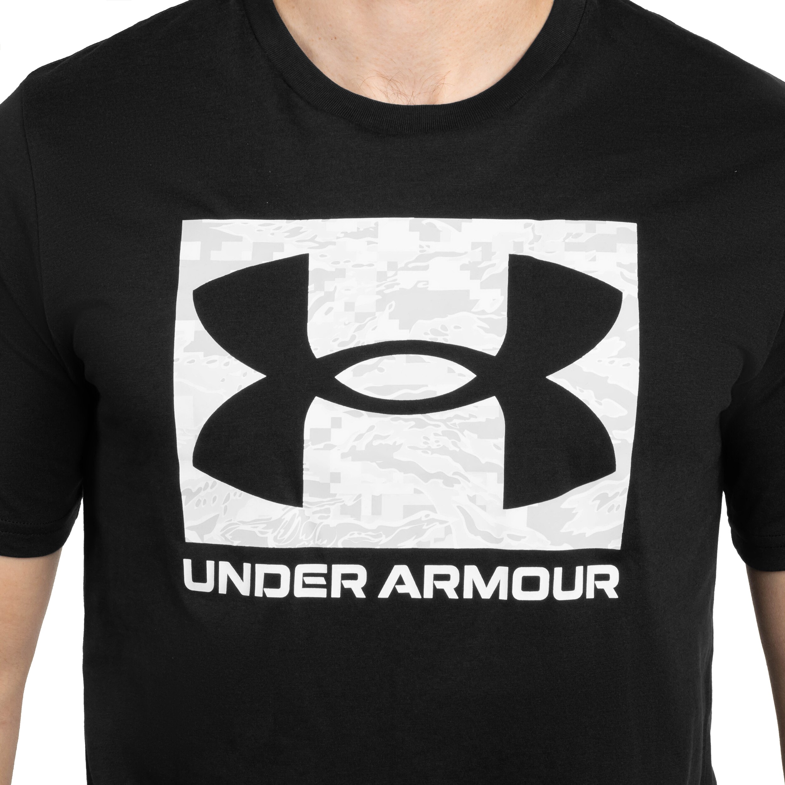 Koszulka T-shirt Under Armour UA ABC Camo Boxed Logo - Black/White