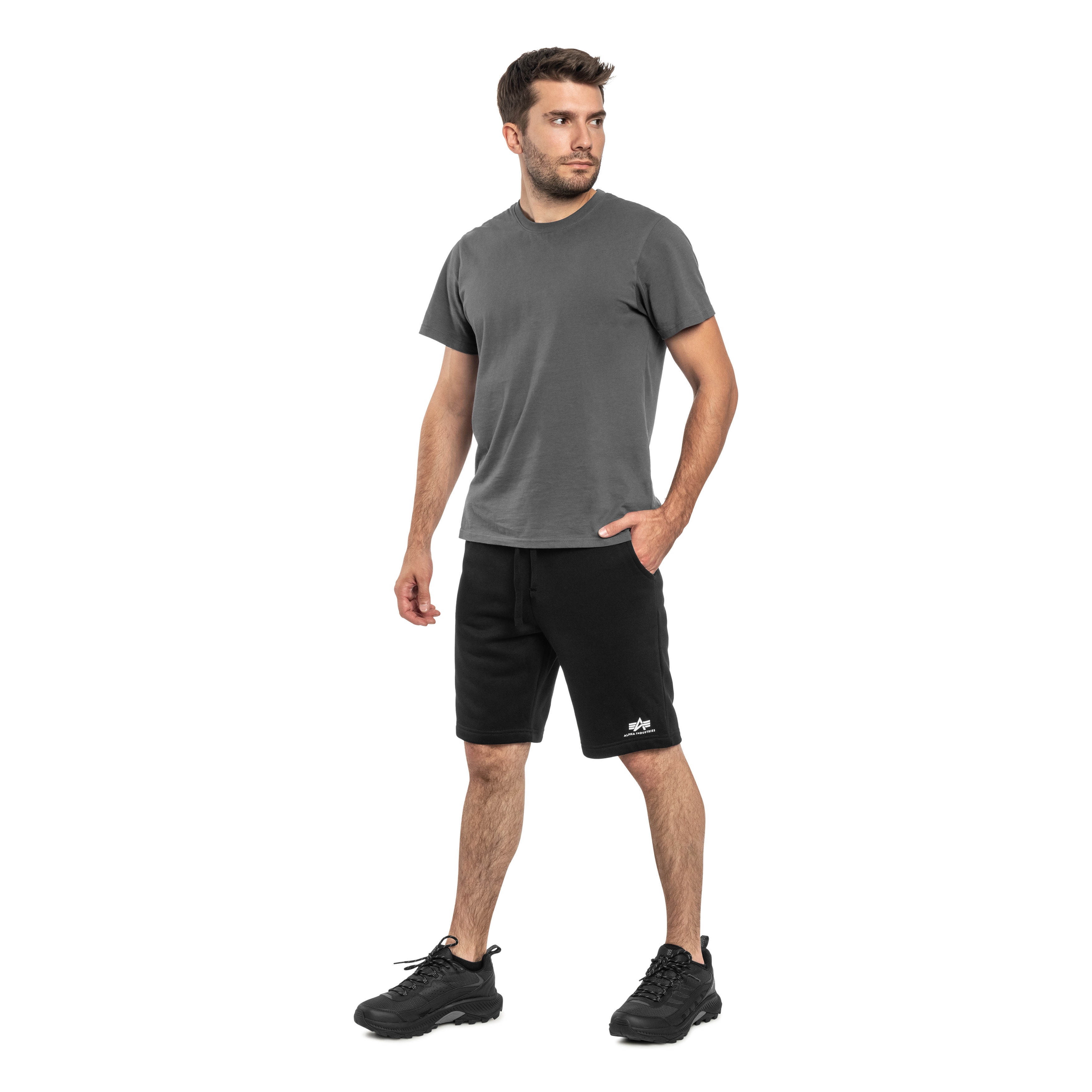 Szorty Alpha Industries Basic Small Logo II Short - Black
