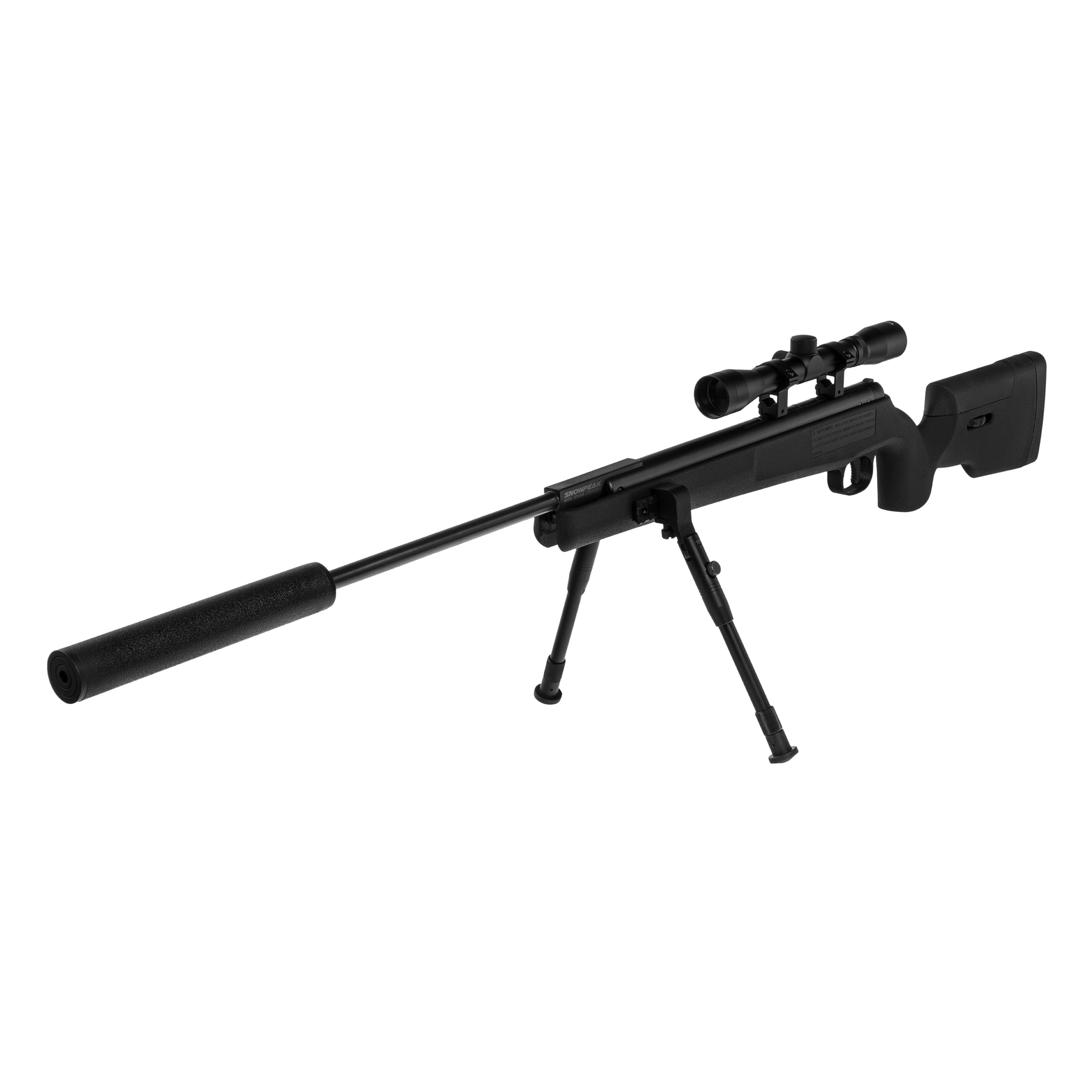 Пневматична гвинтівка Snowpeak SR1250S 4,5 мм з сошкою + Оптичний приціл 4x32