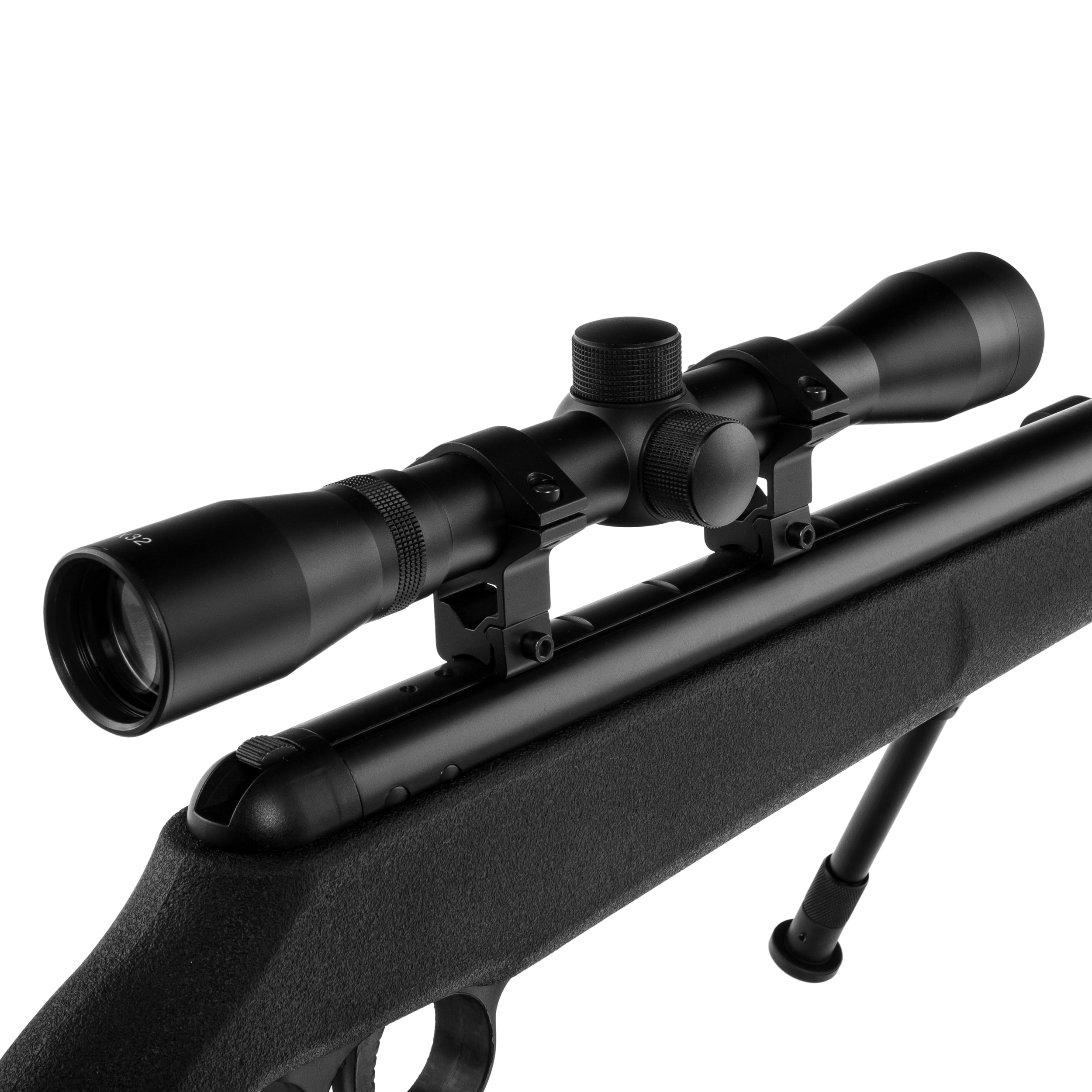 Пневматична гвинтівка Snowpeak SR1250S 4,5 мм з сошкою + Оптичний приціл 4x32